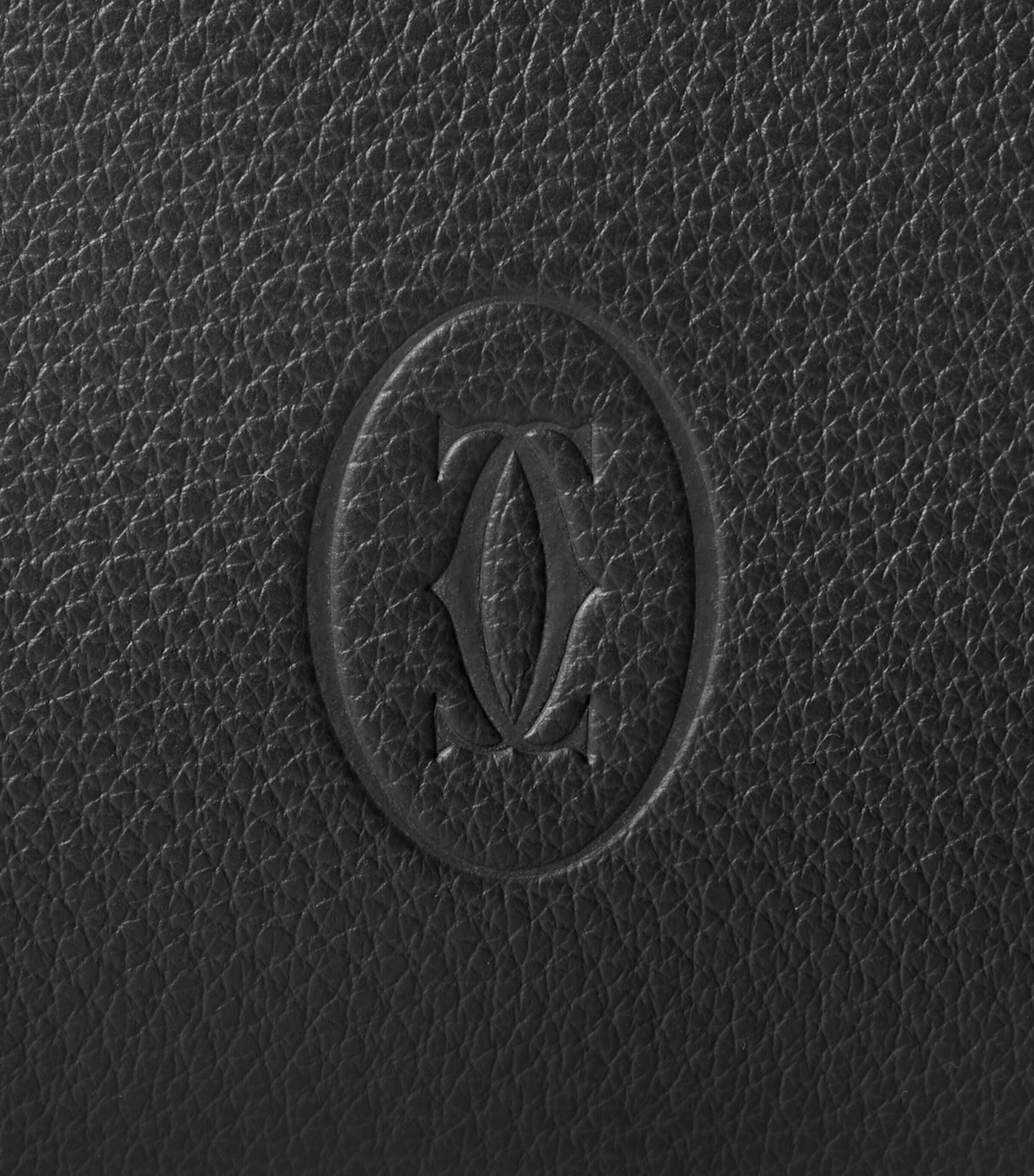 Cartier Small Calfskin Must de Cartier Pouch Black Image 9