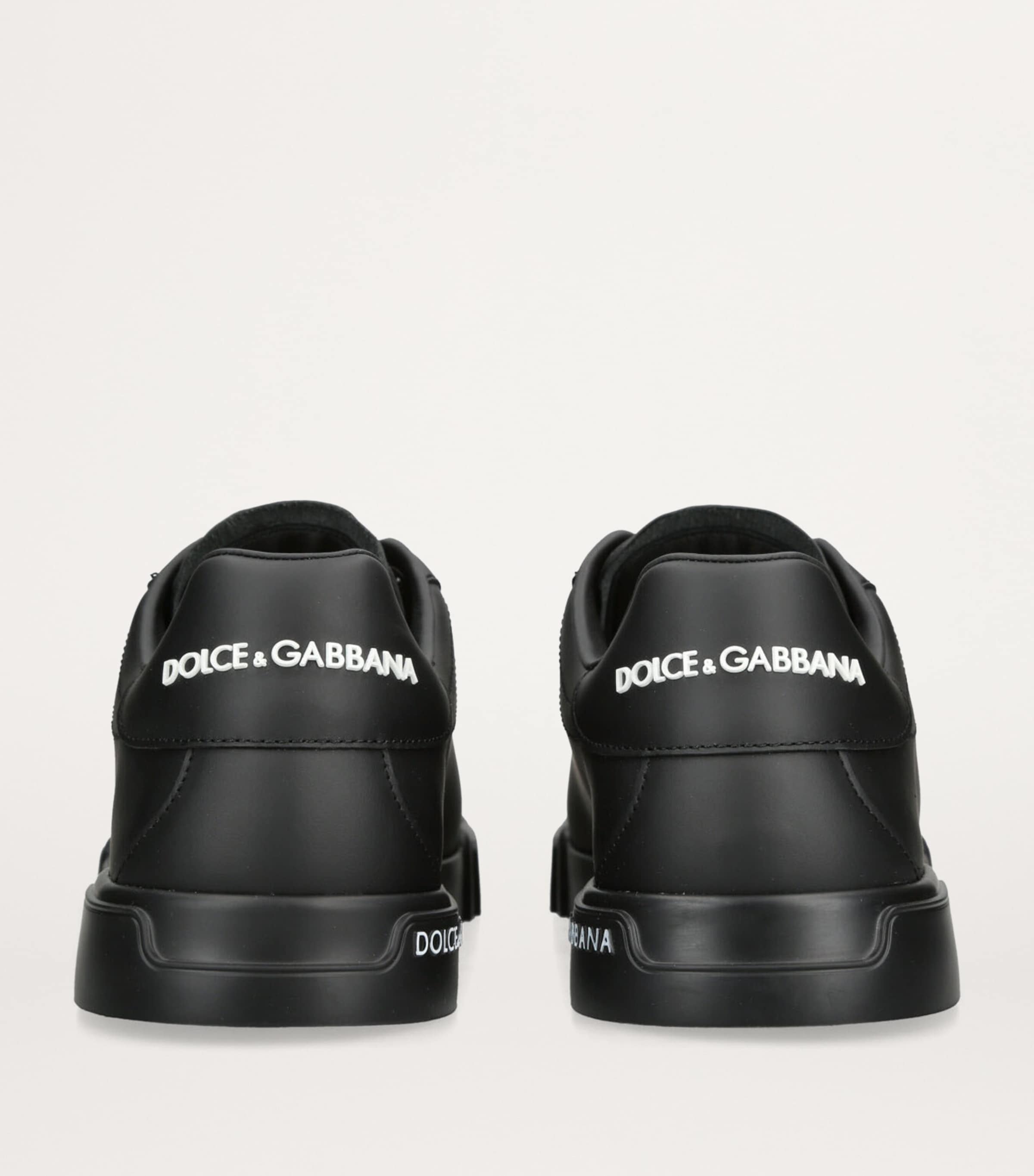 Dolce & Gabbana Leather Portofino Sneakers | Harrods US