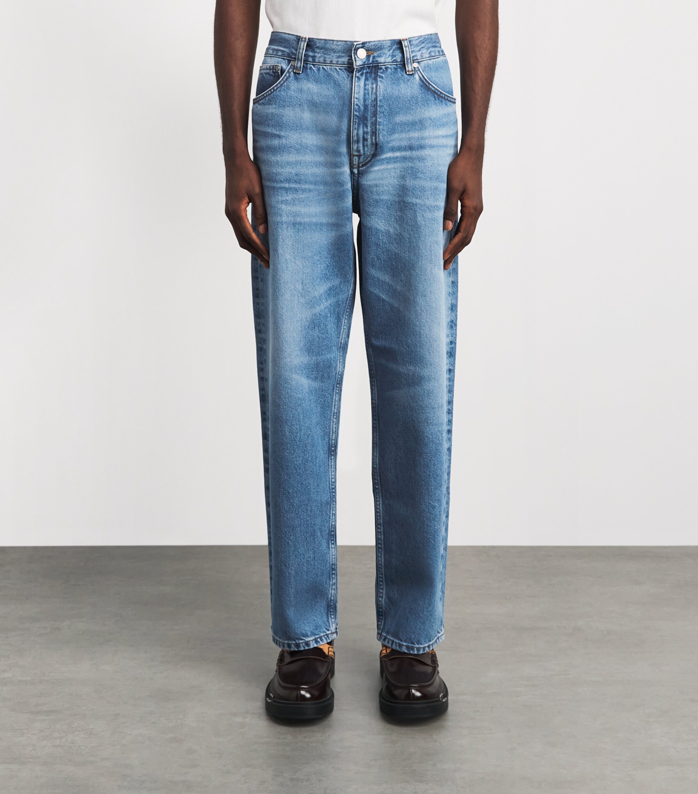 NN.07 Mens Otis Relaxed Jeans Light Blue Image 4