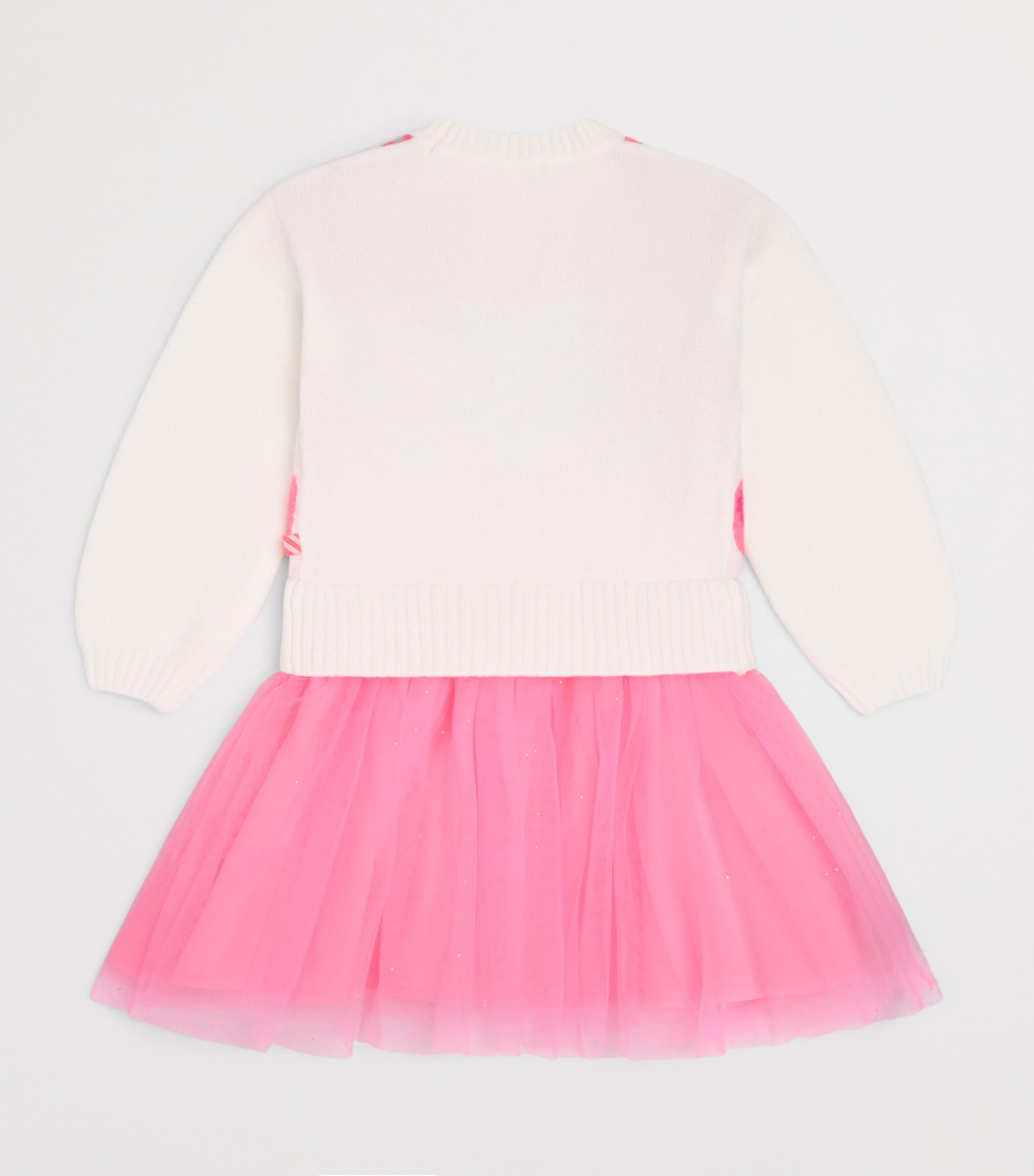 Billieblush Heart Jacquard Dress (2-12 Years) Pink Image 2