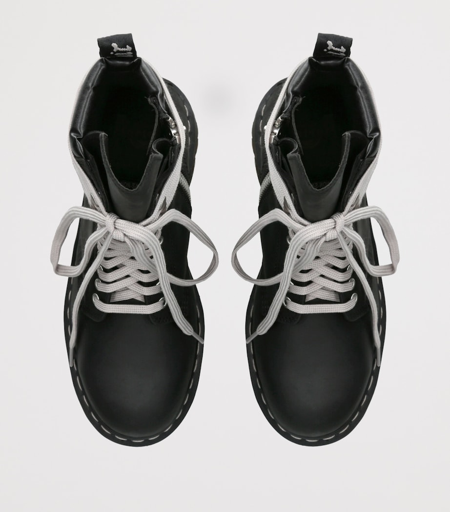x Dr. Martens Quad Sole Steel Toe Boots BLACK Image 4