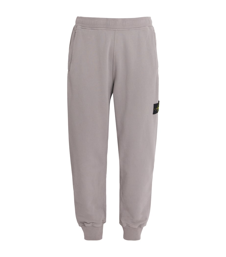 Stone Island Mens Cotton Compass Sweatpants Image 1