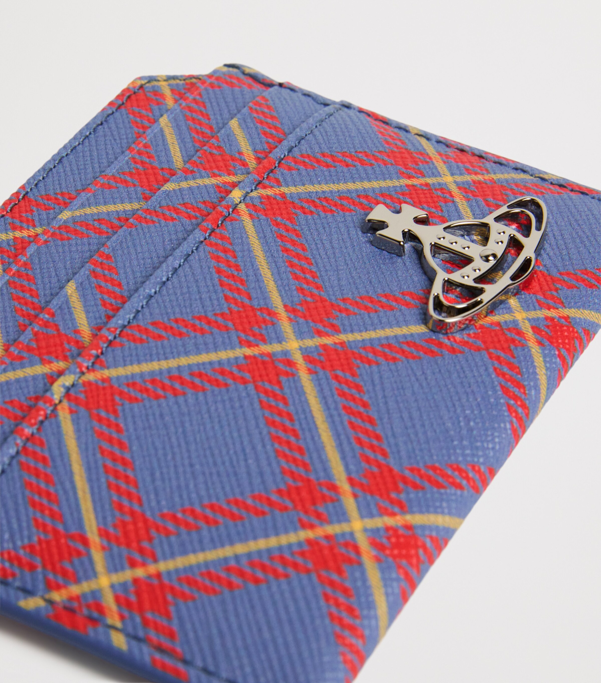 Vivienne Westwood Faux Leather McHarris Card Holder Blue/orange Image 3