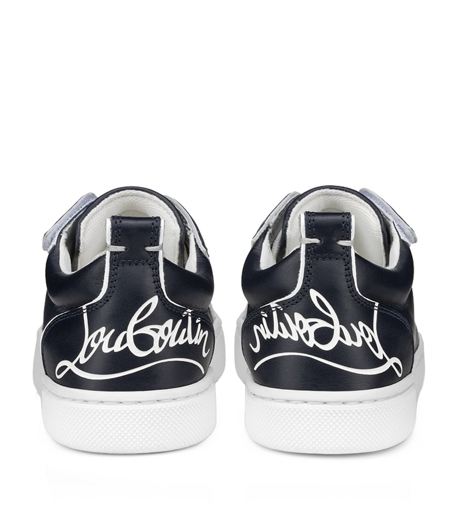 Funnyto Leather Low-Top Sneakers J764 Image 8