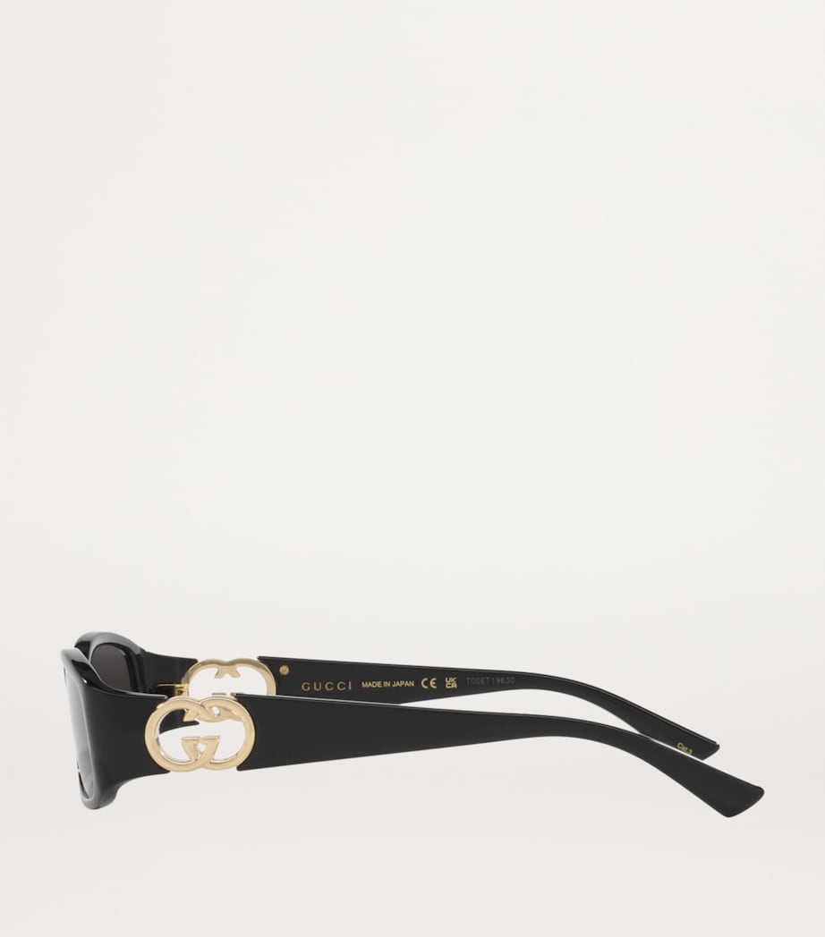 Gucci Slim Rectangular Sunglasses Image 3