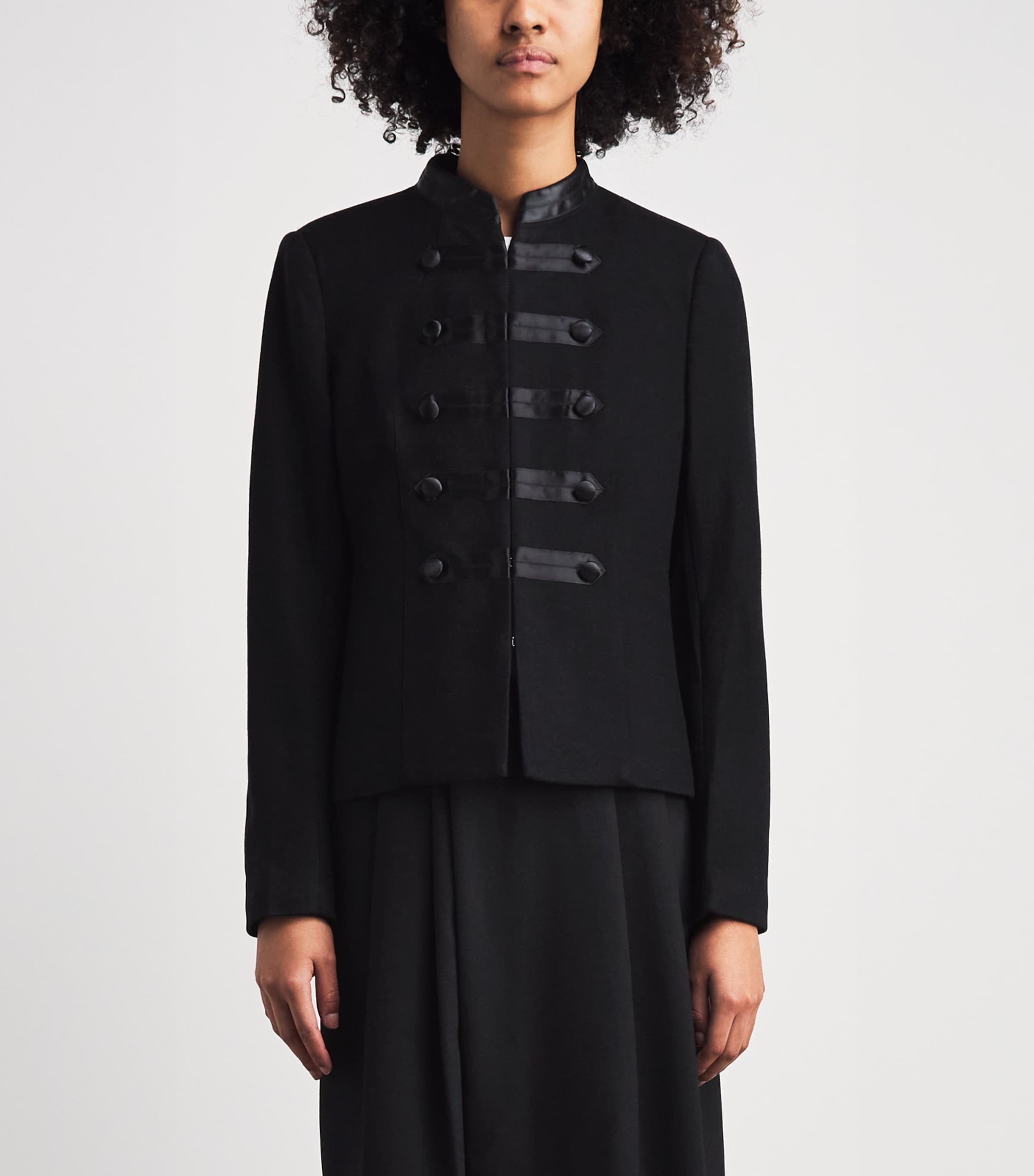 Rag & Bone Womens Wool Mercer Regalia Blazer Black Image 4