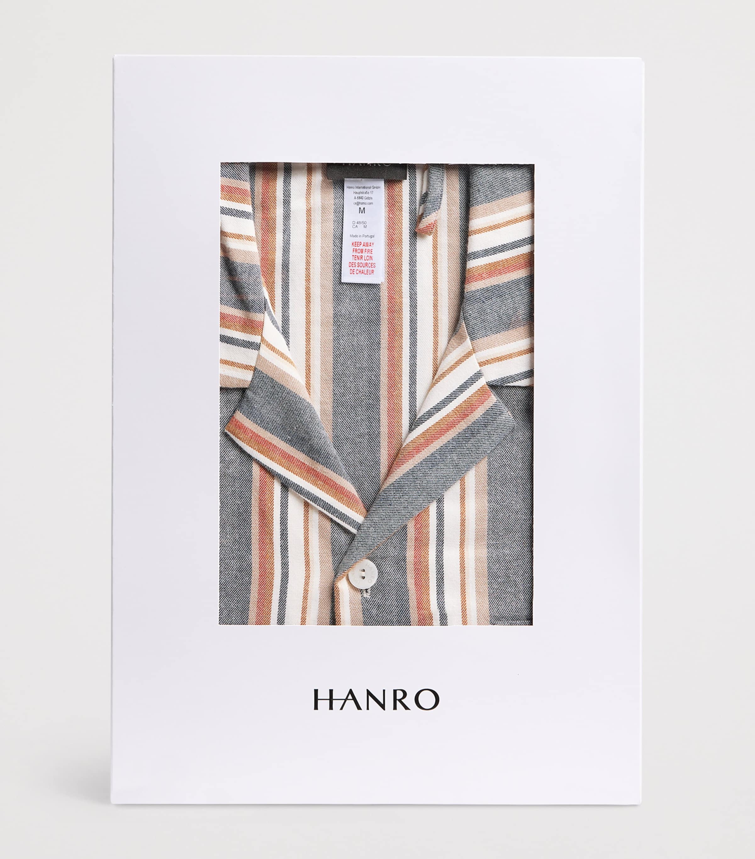 Cotton Cosy Comfort Pyjama Set 3043 REDWOOD STRIPE Image 6