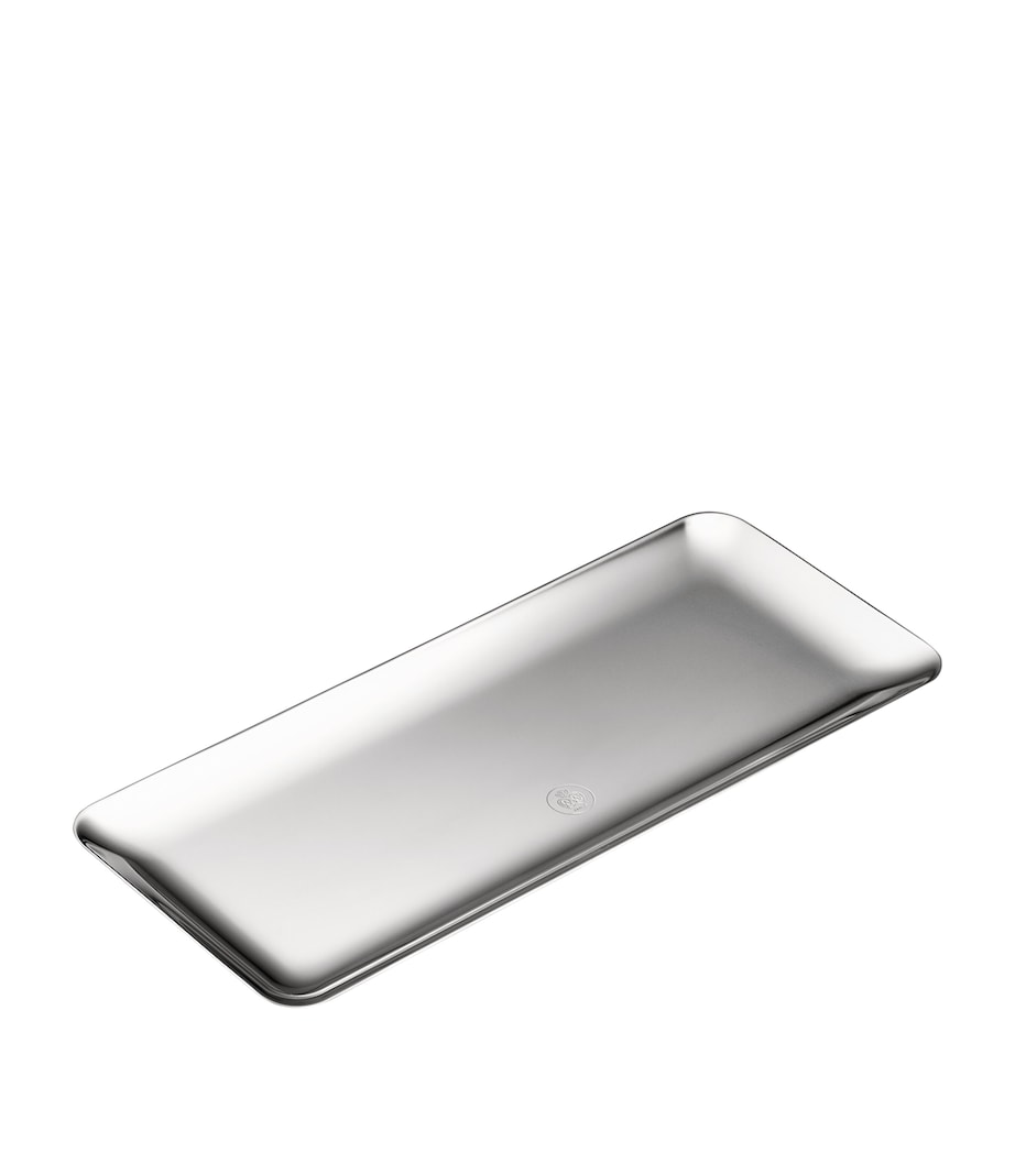 Christofle Silver-Plated Silver Time Cake Dish (37cm x 16cm) Silver Image 1