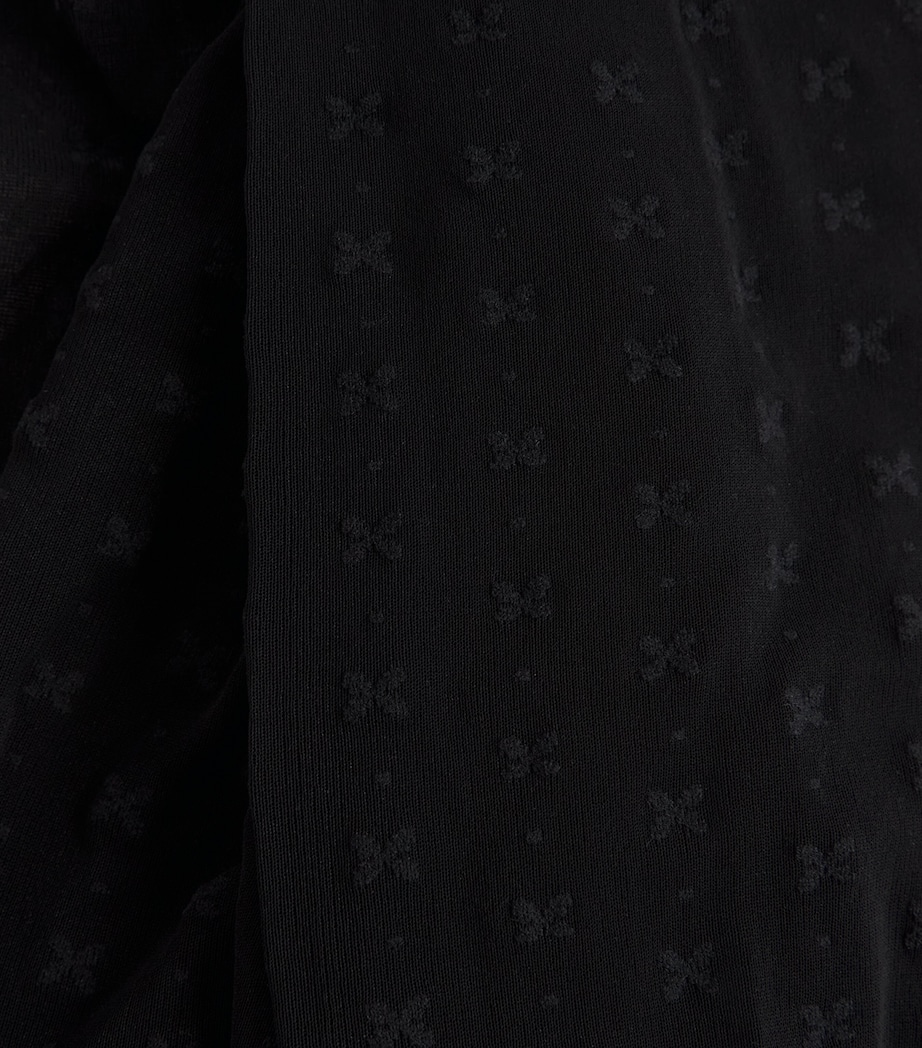 Falke Womens Jacquard Firefly Tights Black Image 4