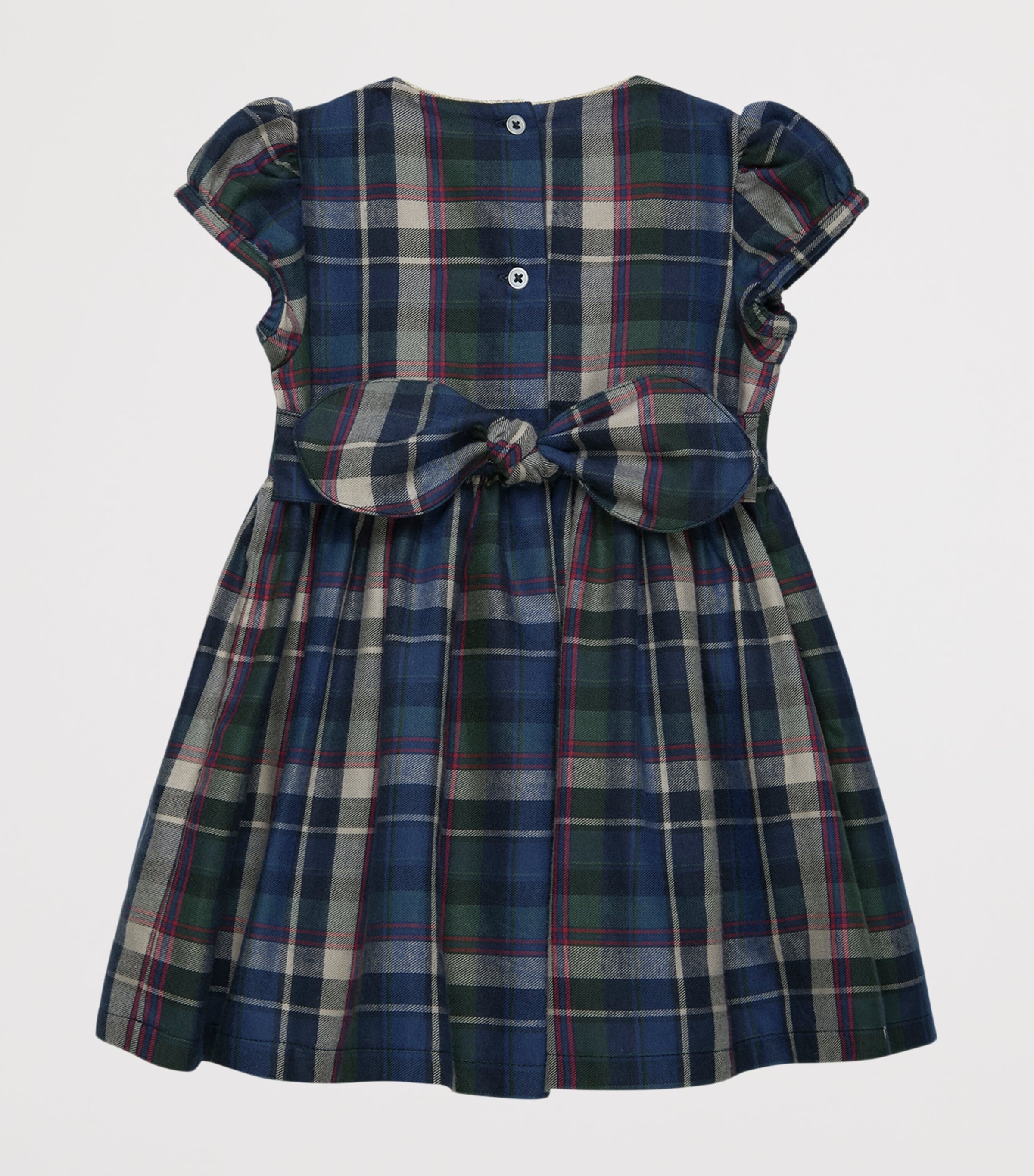 Trotters Multi Cotton Tartan Scottie Dog Dress (6-24 Months) | Harrods UK