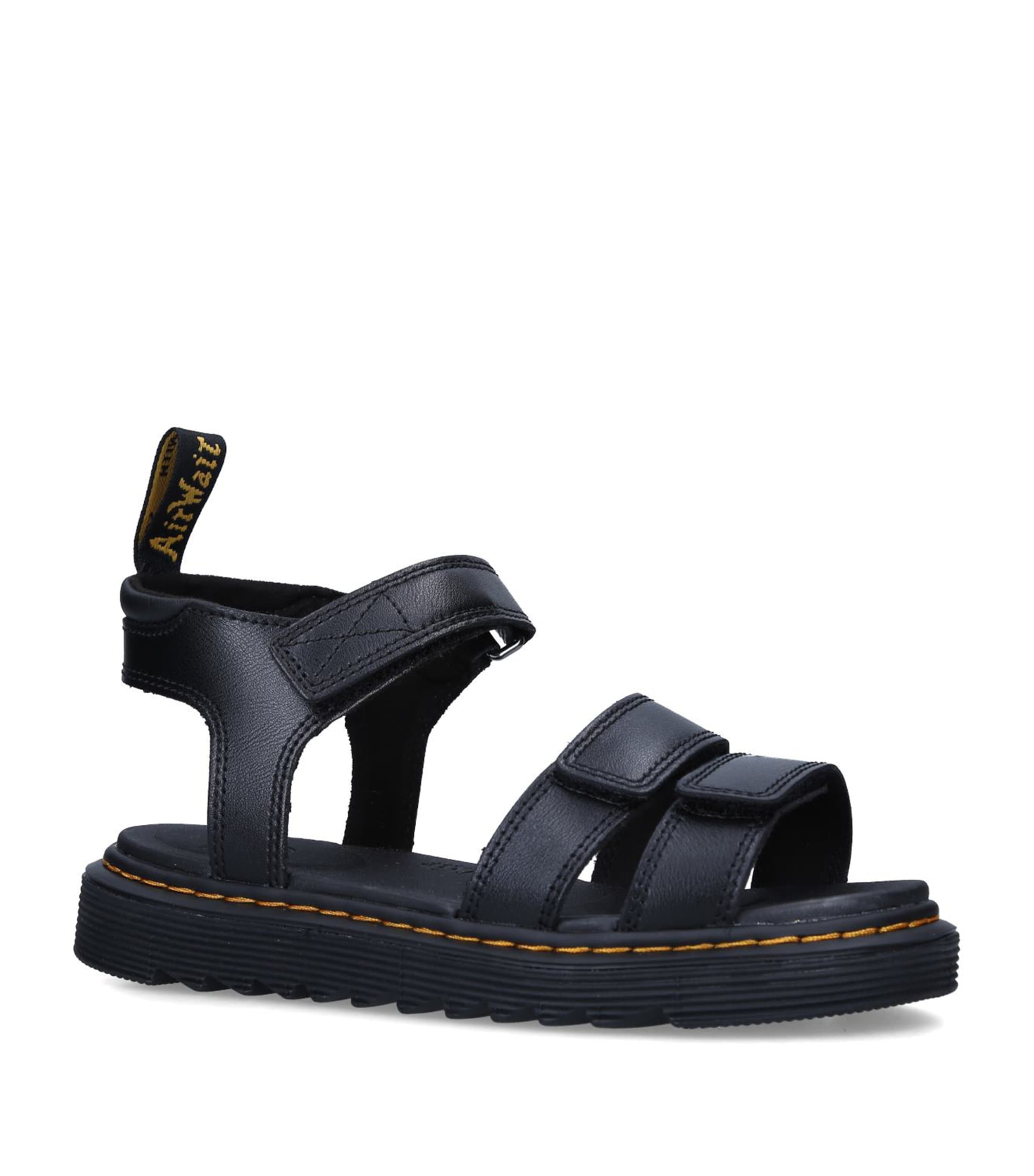 Dr. Martens Leather Klaire Junior Sandals Black Image 1