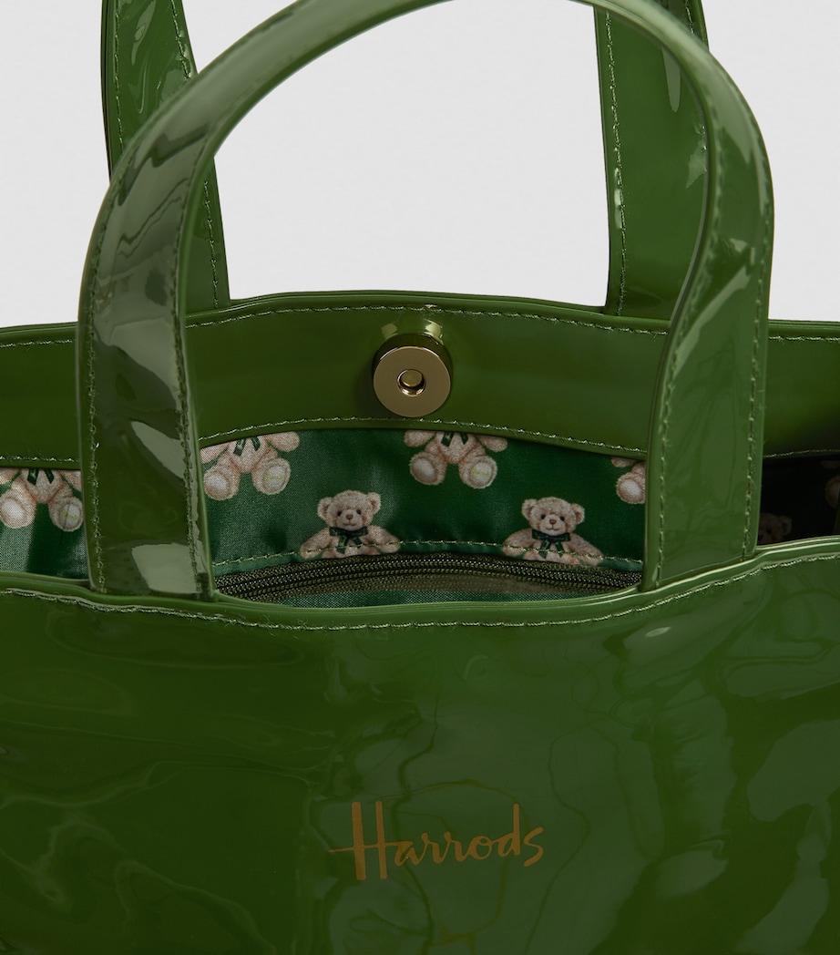 Medium Jacob Bear Shopper Bag GREEN Image 7
