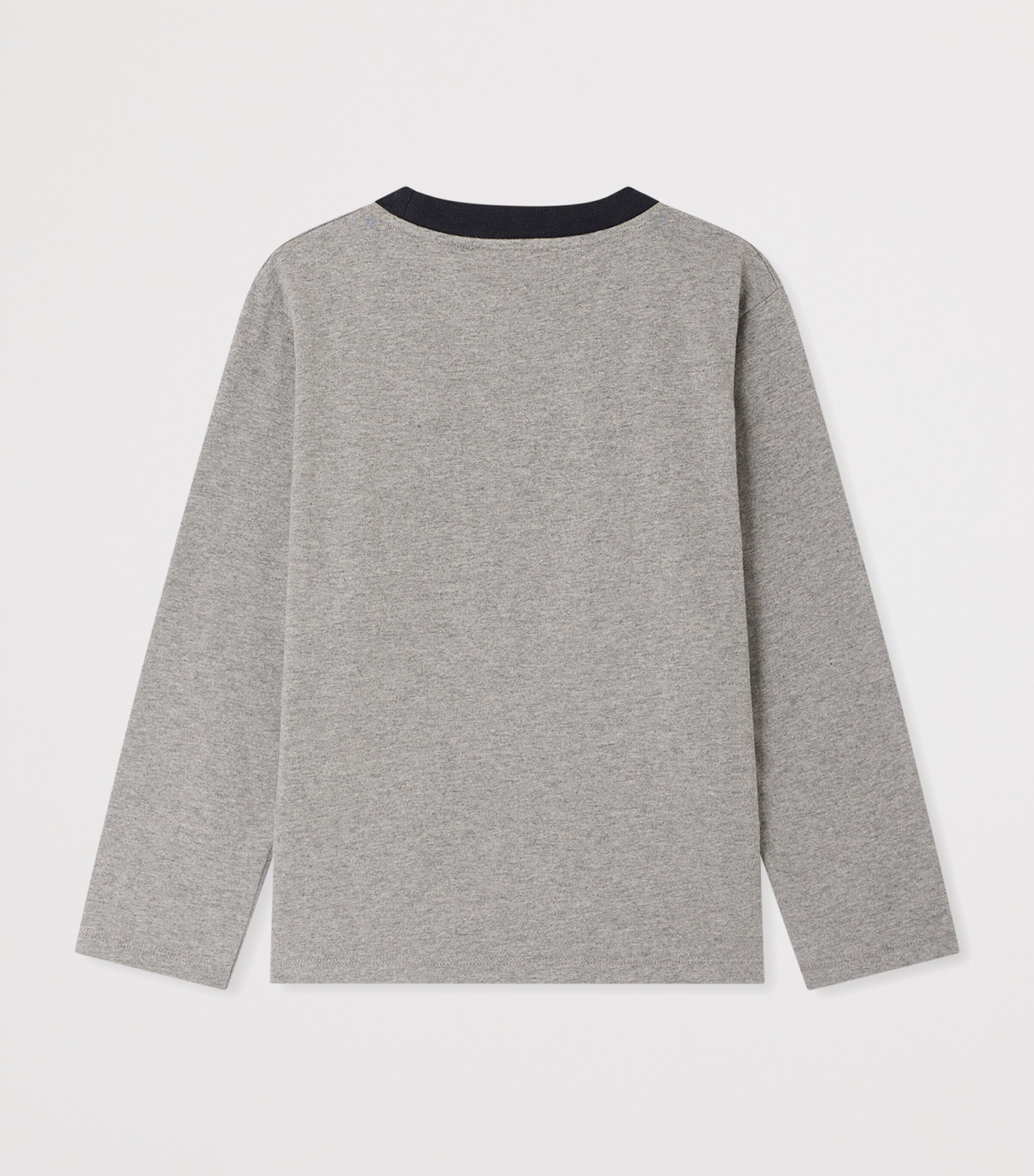 Bonpoint Cotton Printed T-Shirt (4-8 Years) Gris Chine C. Image 2
