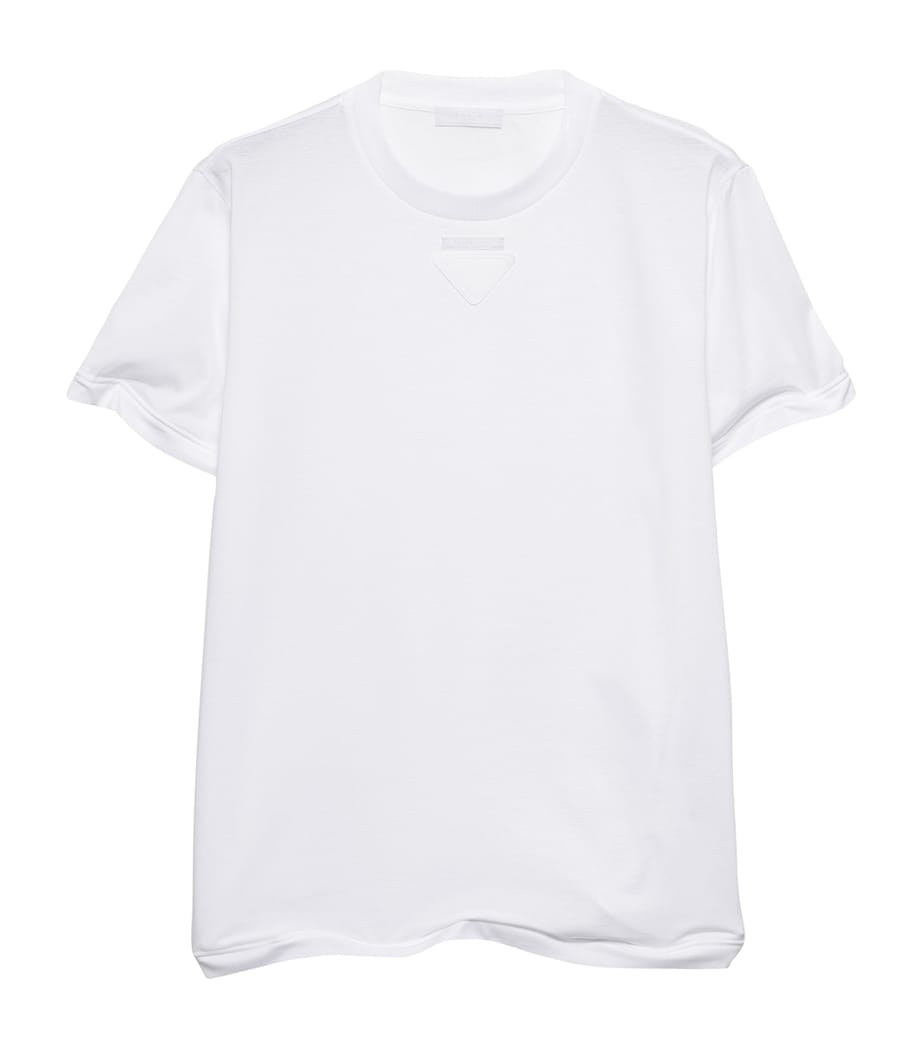 Prada Mens Cotton Shapeable T-Shirt Image 1
