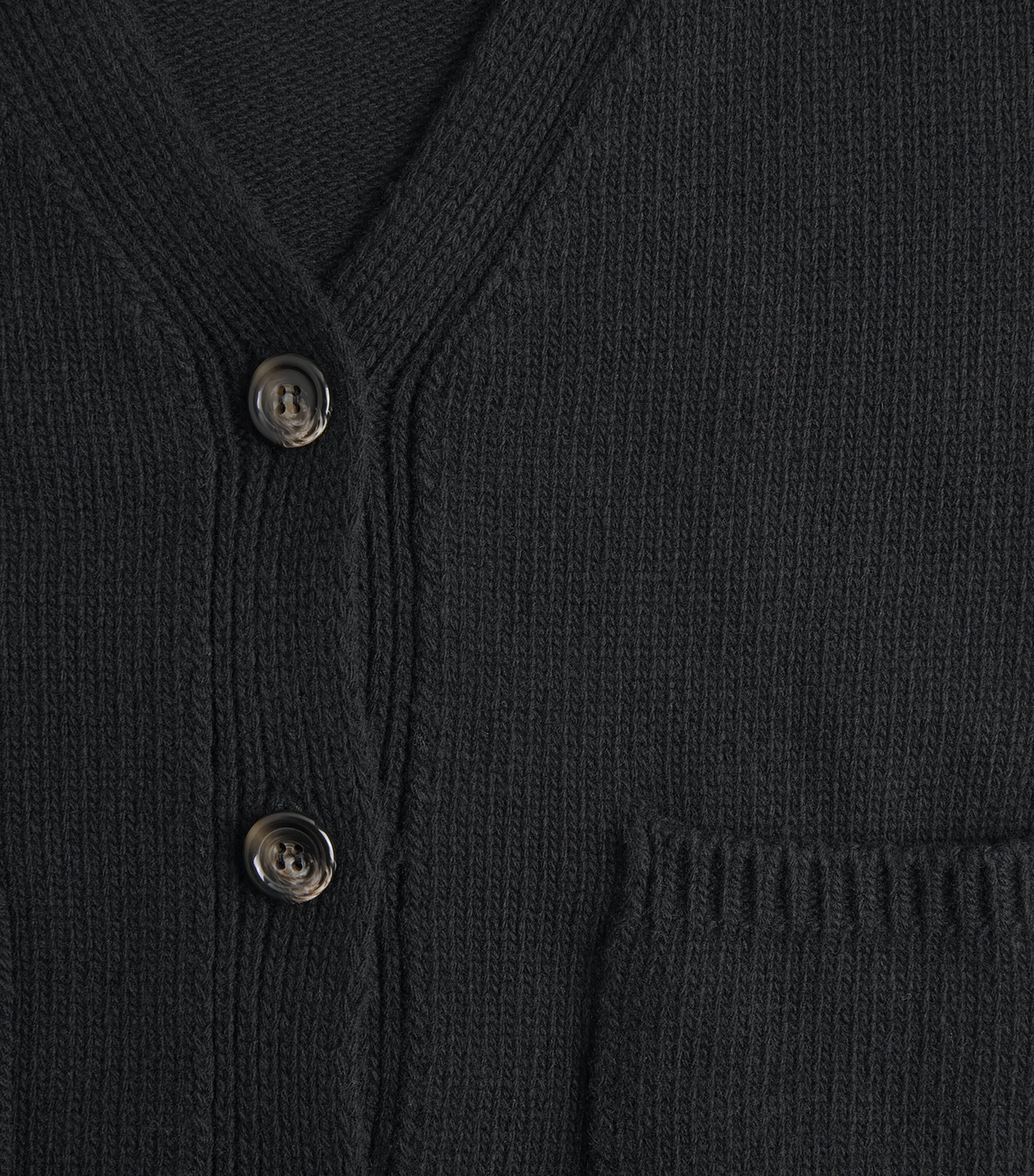 Almada Label Womens Merino Wool-Cashmere Drea Cardigan Black Image 6