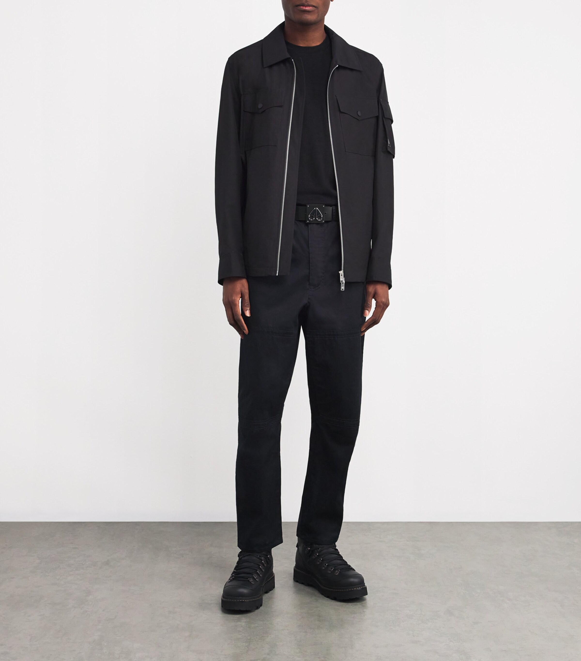 Leather Logo Belt SILVER - 199 Image 4