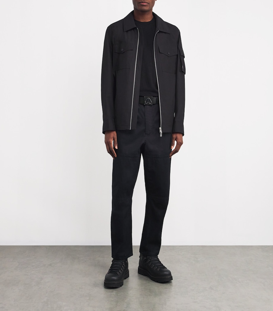 Leather Logo Belt SILVER - 199 Image 4