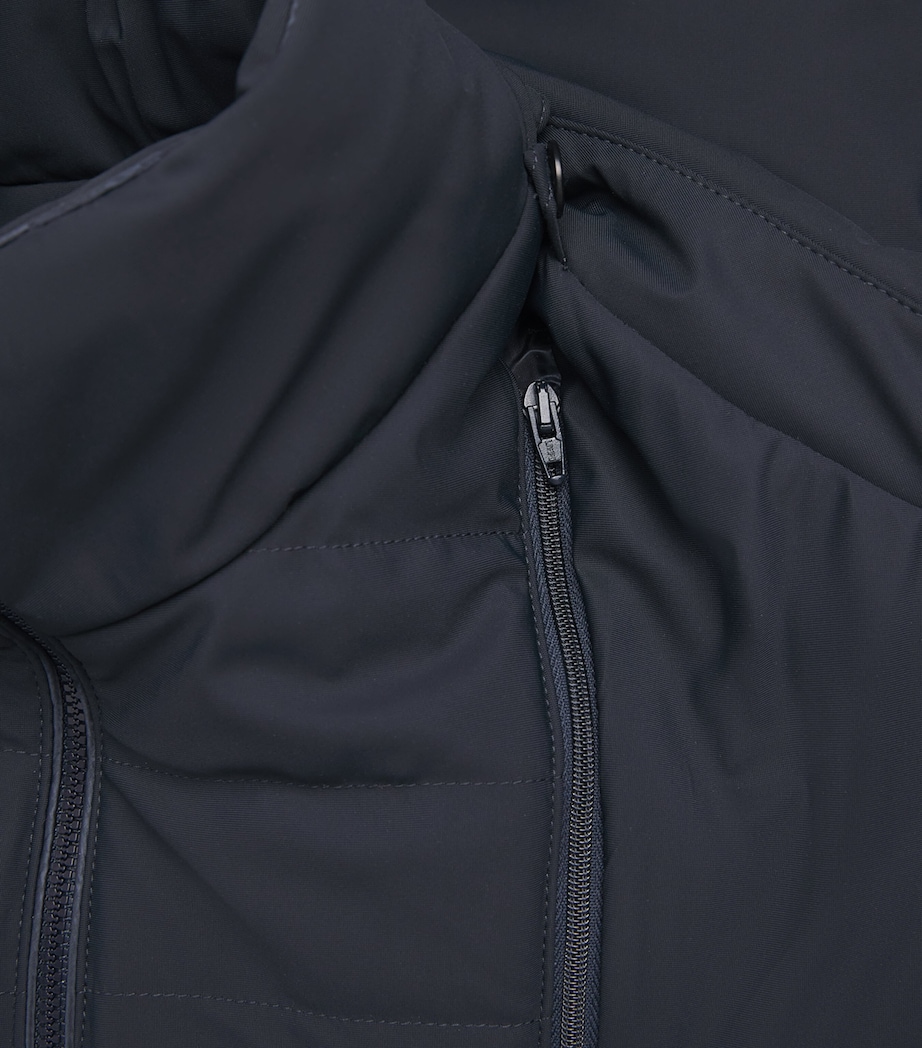 Herno Mens Washington Raincoat Blu Navy Image 6