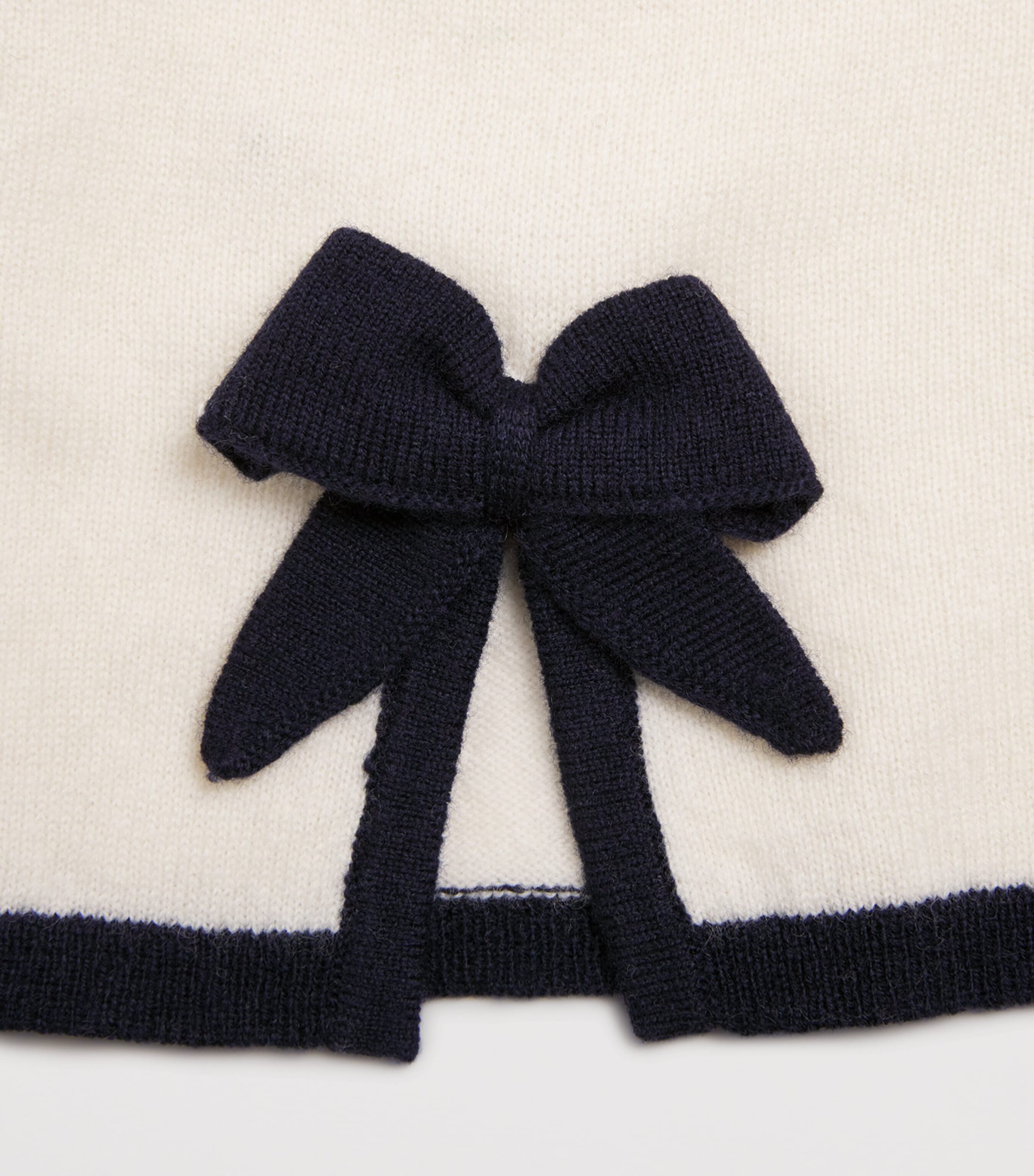 Wool Bow Alette Cardigan (2-4 Years) P20005 ETOILE Image 3