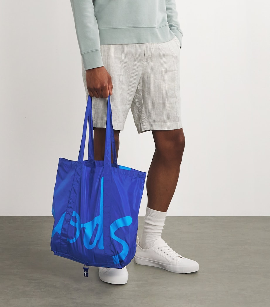 Logo Pocket Shopper Bag PRUSSIAN BLUE Image 2