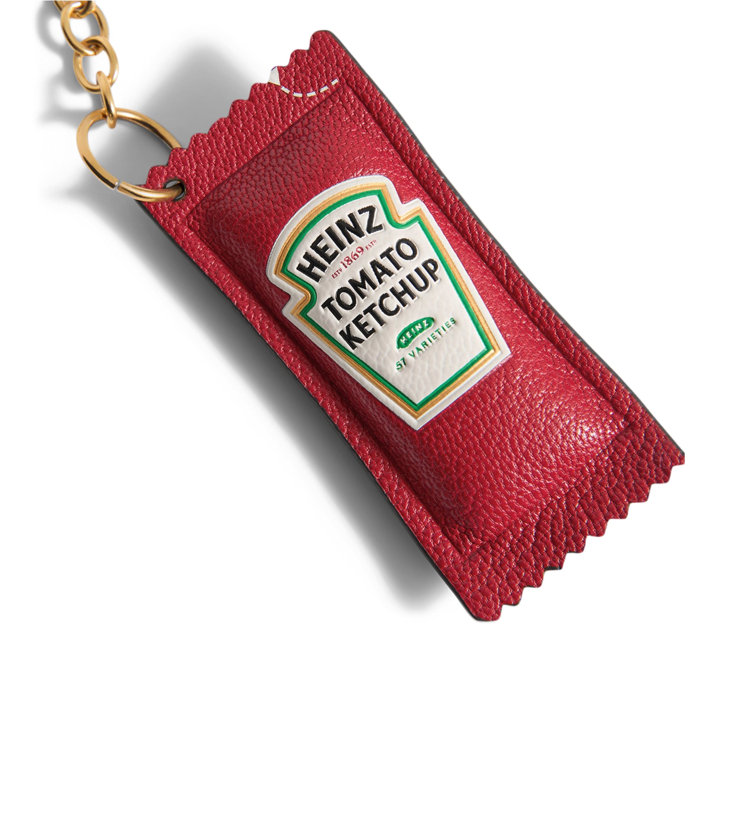 Leather Heinz Ketchup Charm RED Image 4