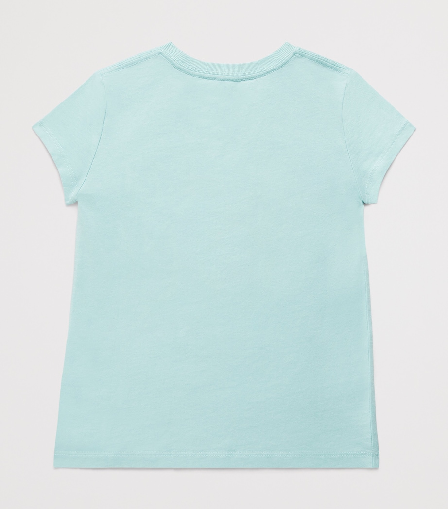Ralph Lauren Kids Cotton Polo Bear T-Shirt (2-6 Years) Parakeet Image 2