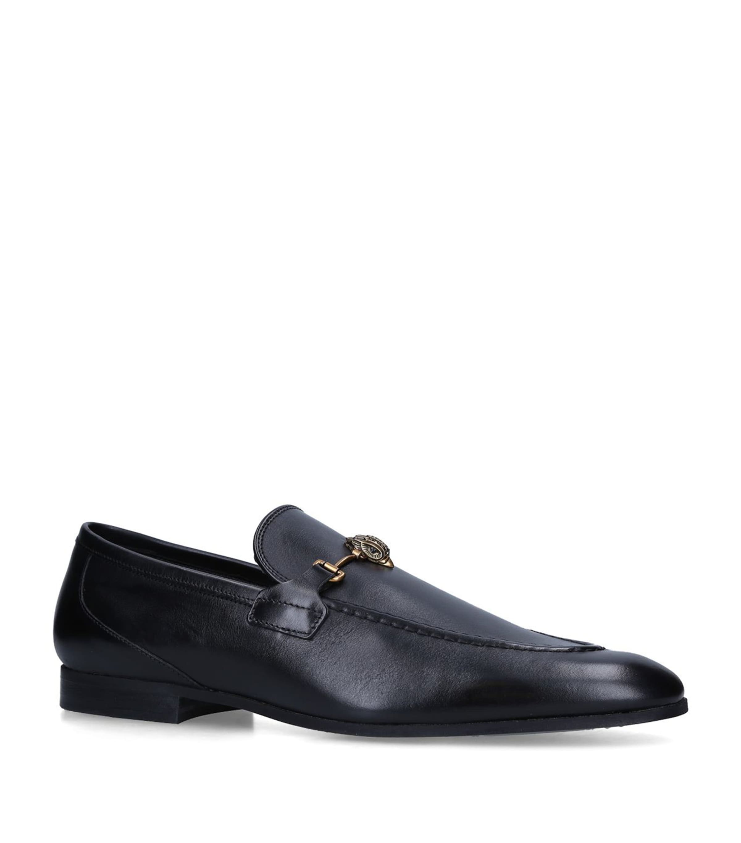 Kurt Geiger Leather Ali Loafers In Black