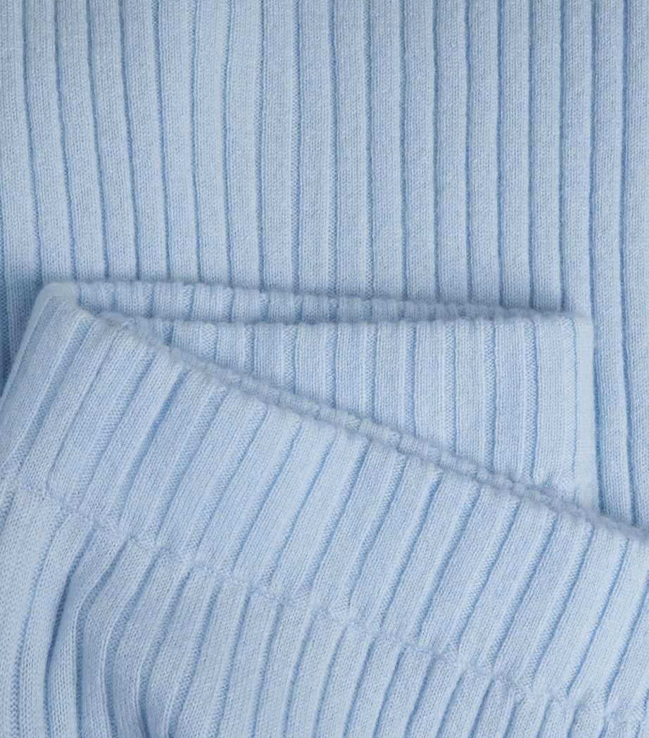 Cashmere Rib Trousers 11/11 BLUE Image 2