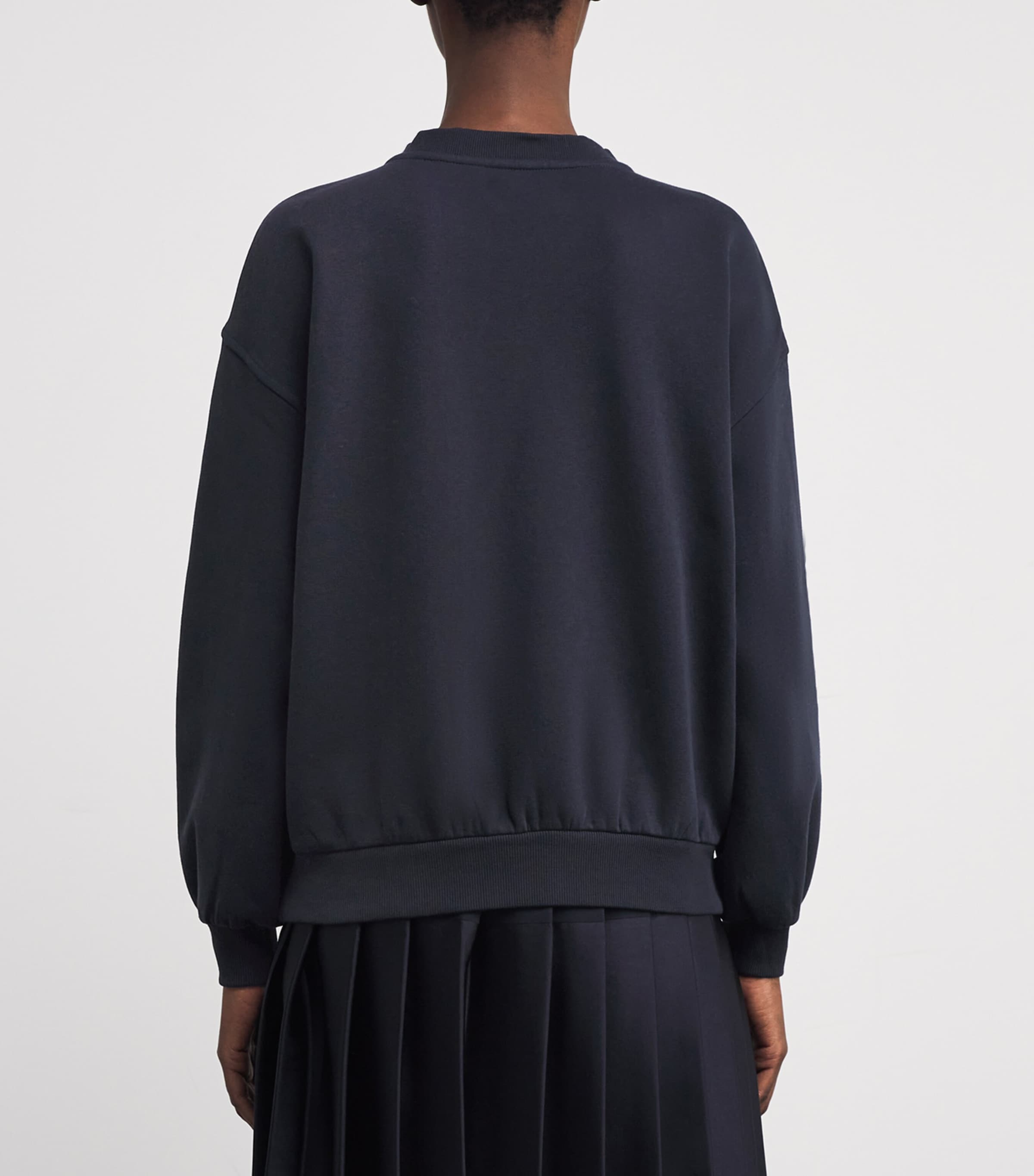 Cotton-Blend Saima Sweatshirt DARK NAVY Image 4