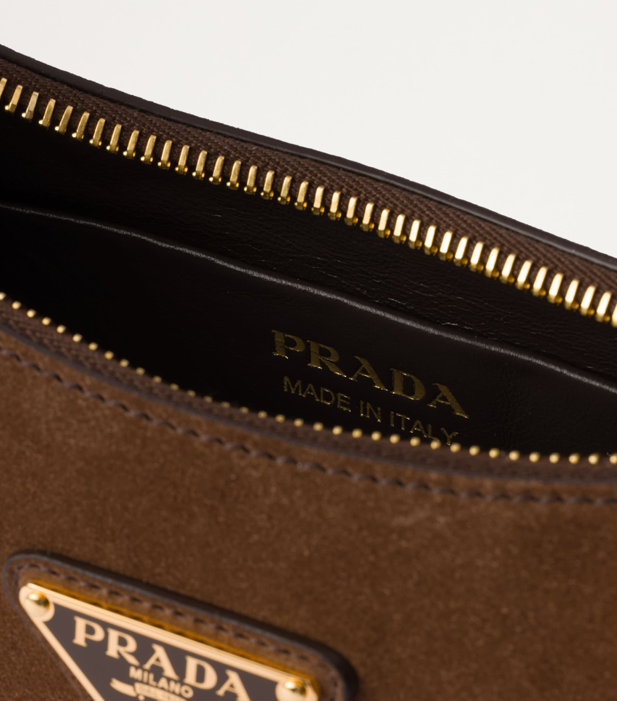 Prada Suede Arqué Shoulder Bag Image 4