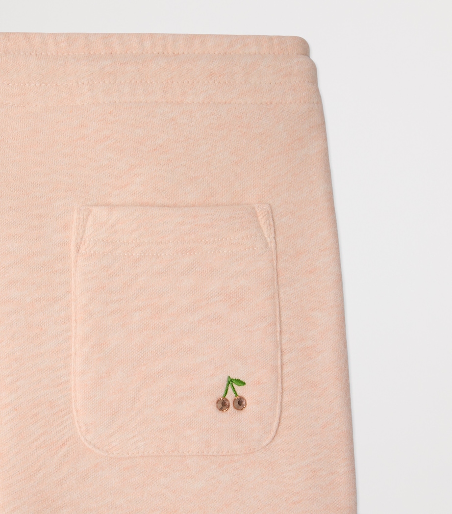 Bonpoint Organic Cotton Dalila Sweatpants (4-8 Years) Upb Corail Image 3