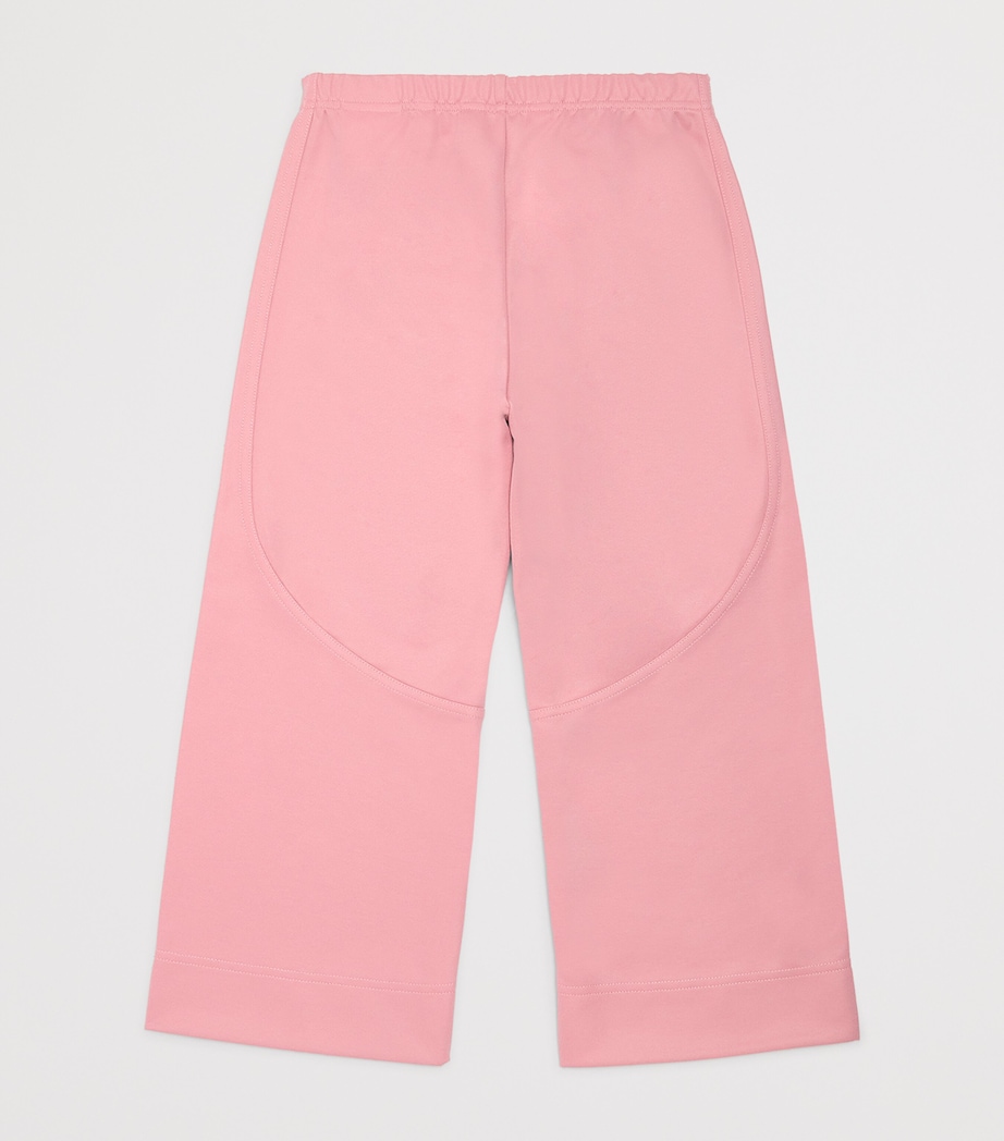 Logo Wide-Leg Sweatpants (4-12+ Years) 3003ANTIQUE RSE OFFW Image 2