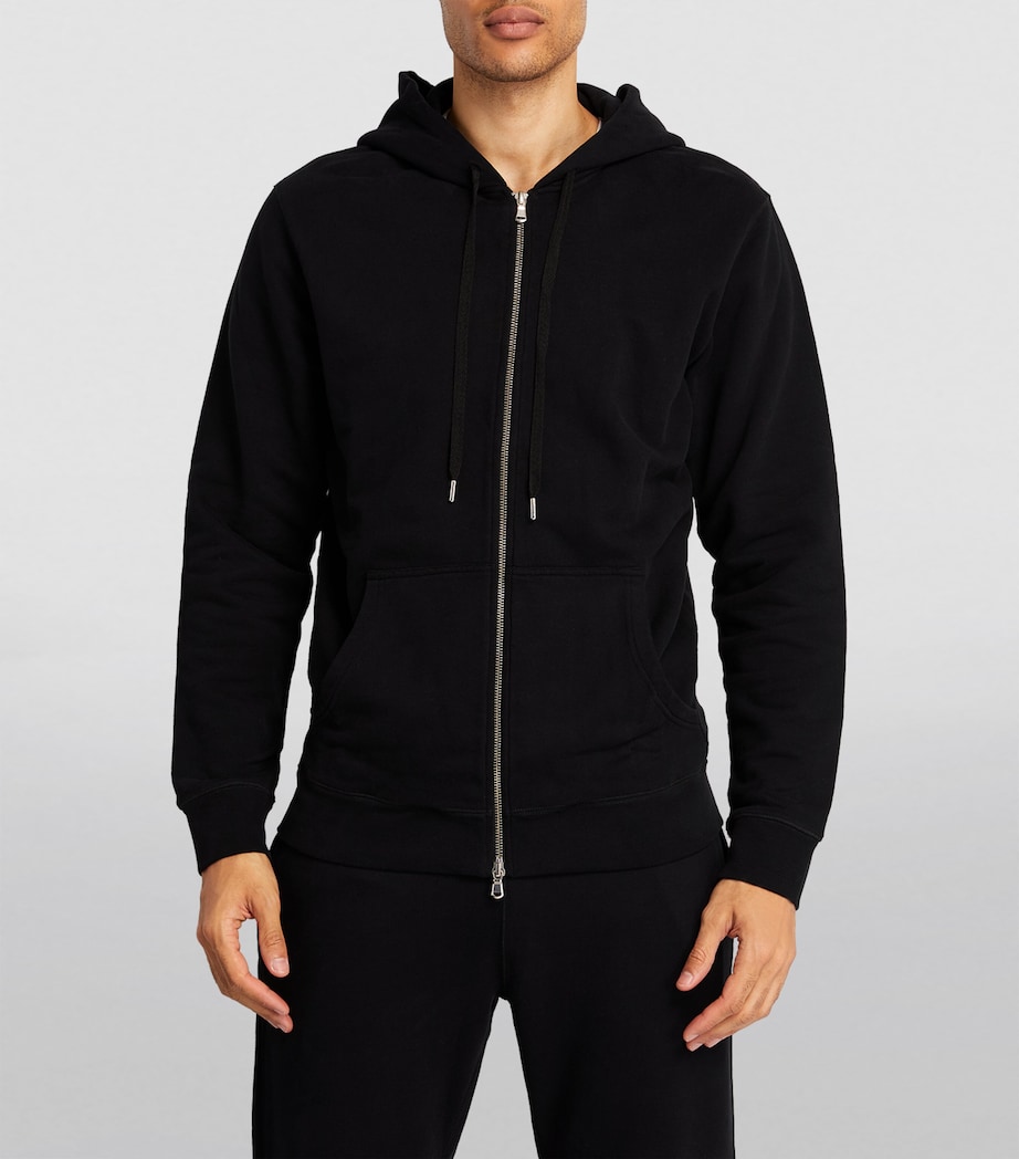 Loopback Zip-Up Hoodie BKAA Image 6