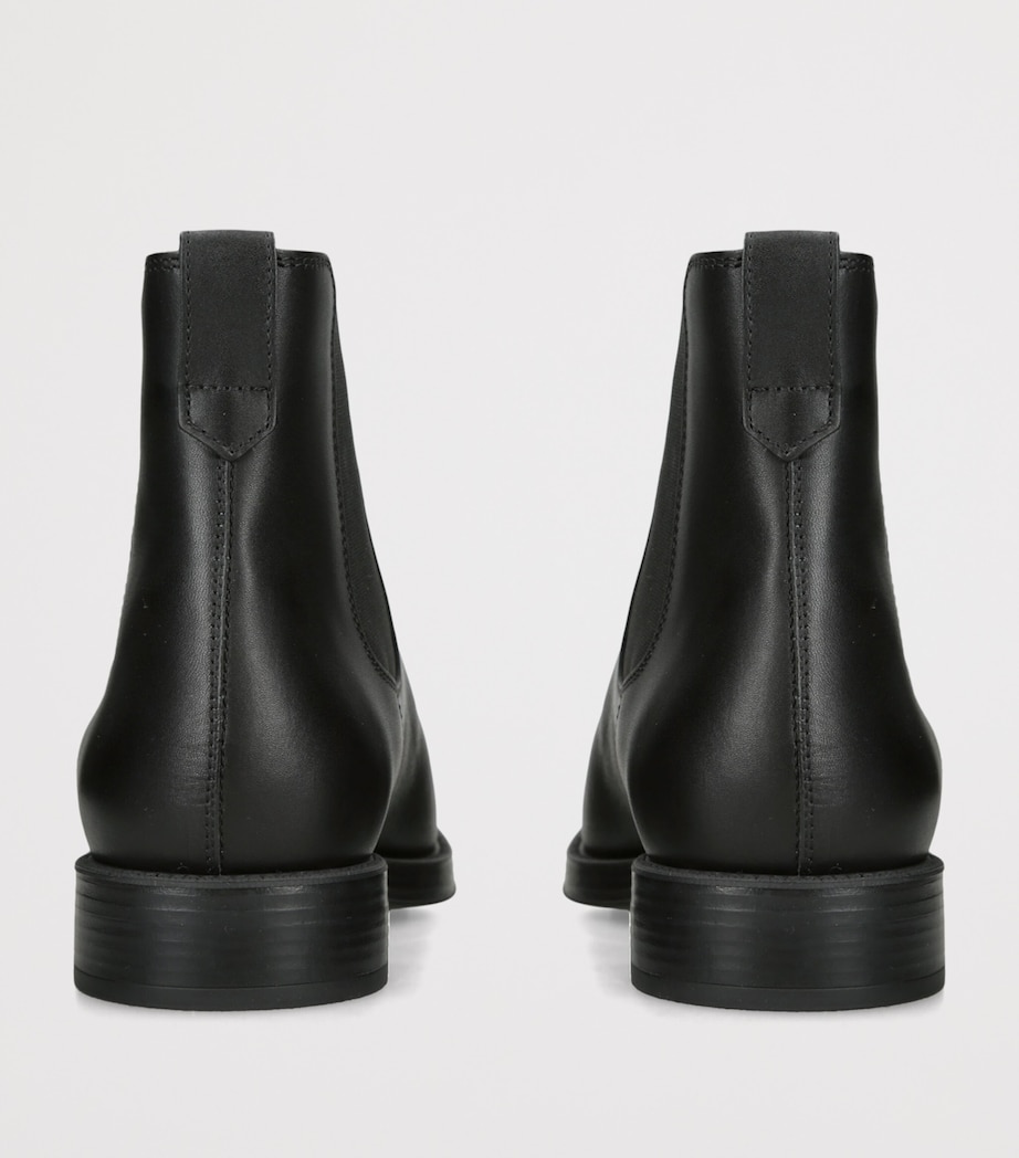 Tod's Leather Stivaletto Chelsea Boots Black Image 4