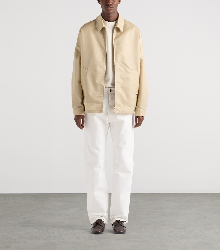 Prada Mens Re-Nylon Jacket Neutral Image 2