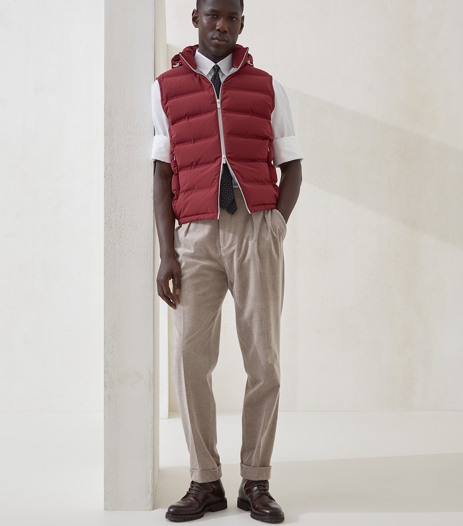 Bonded Taffeta Down Gilet CDK58 Image 3