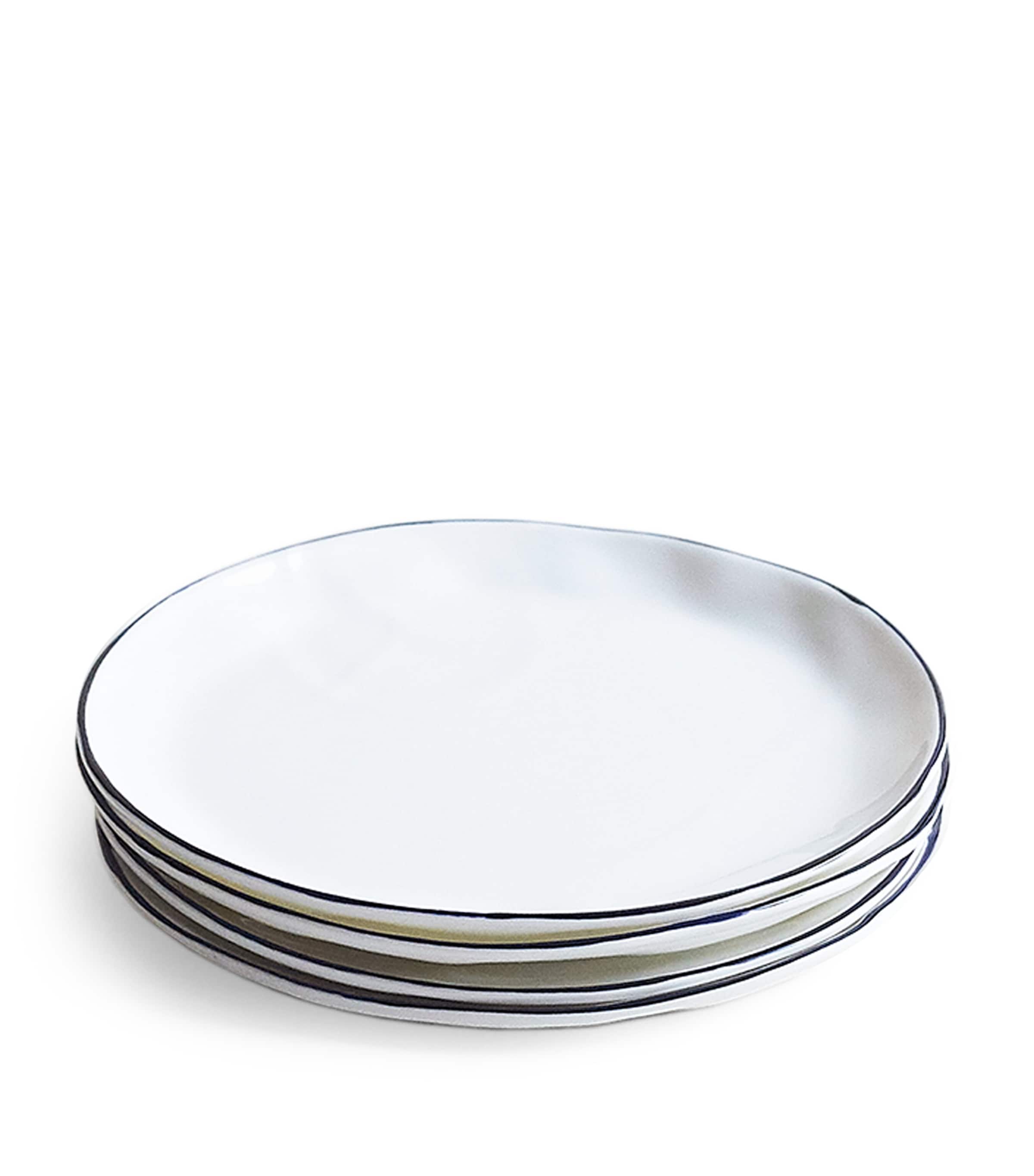 Set of 4 Cobalt Cake Plates (16cm) COBALT (BLUE) Image 2