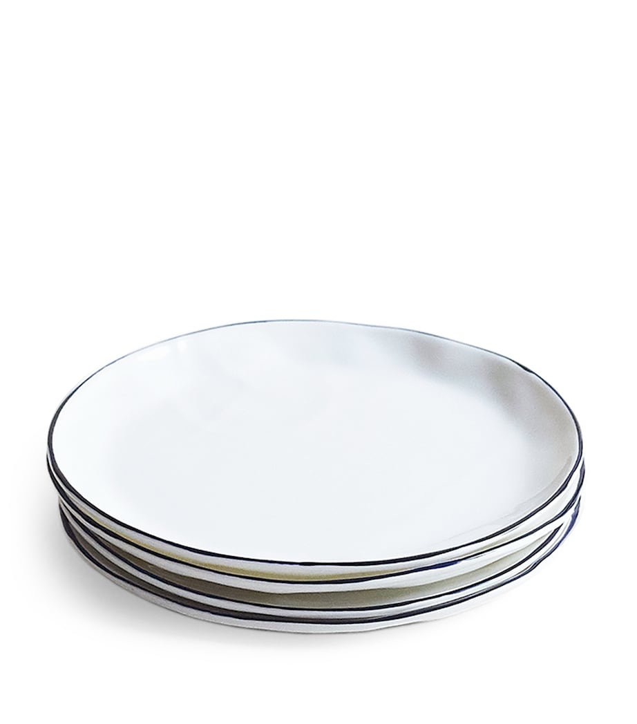 Set of 4 Cobalt Cake Plates (16cm) COBALT (BLUE) Image 2