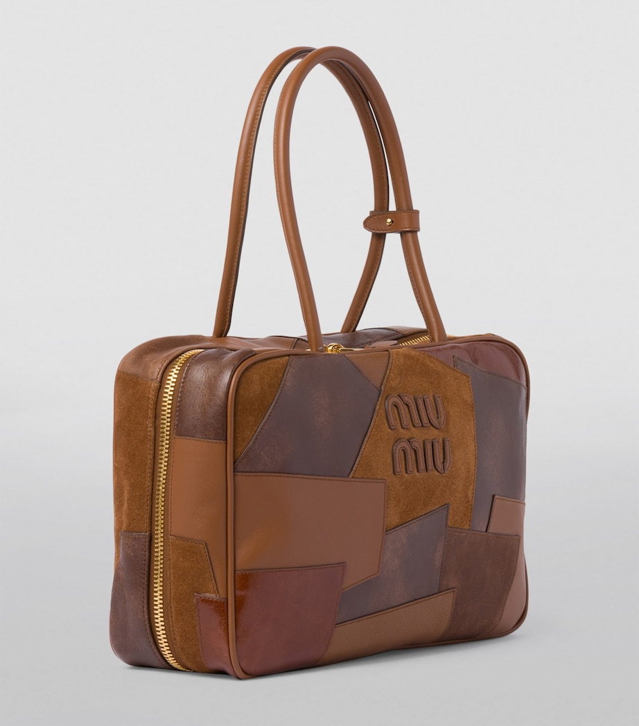 Patchwork Top-Handle Bag F0046 Image 4