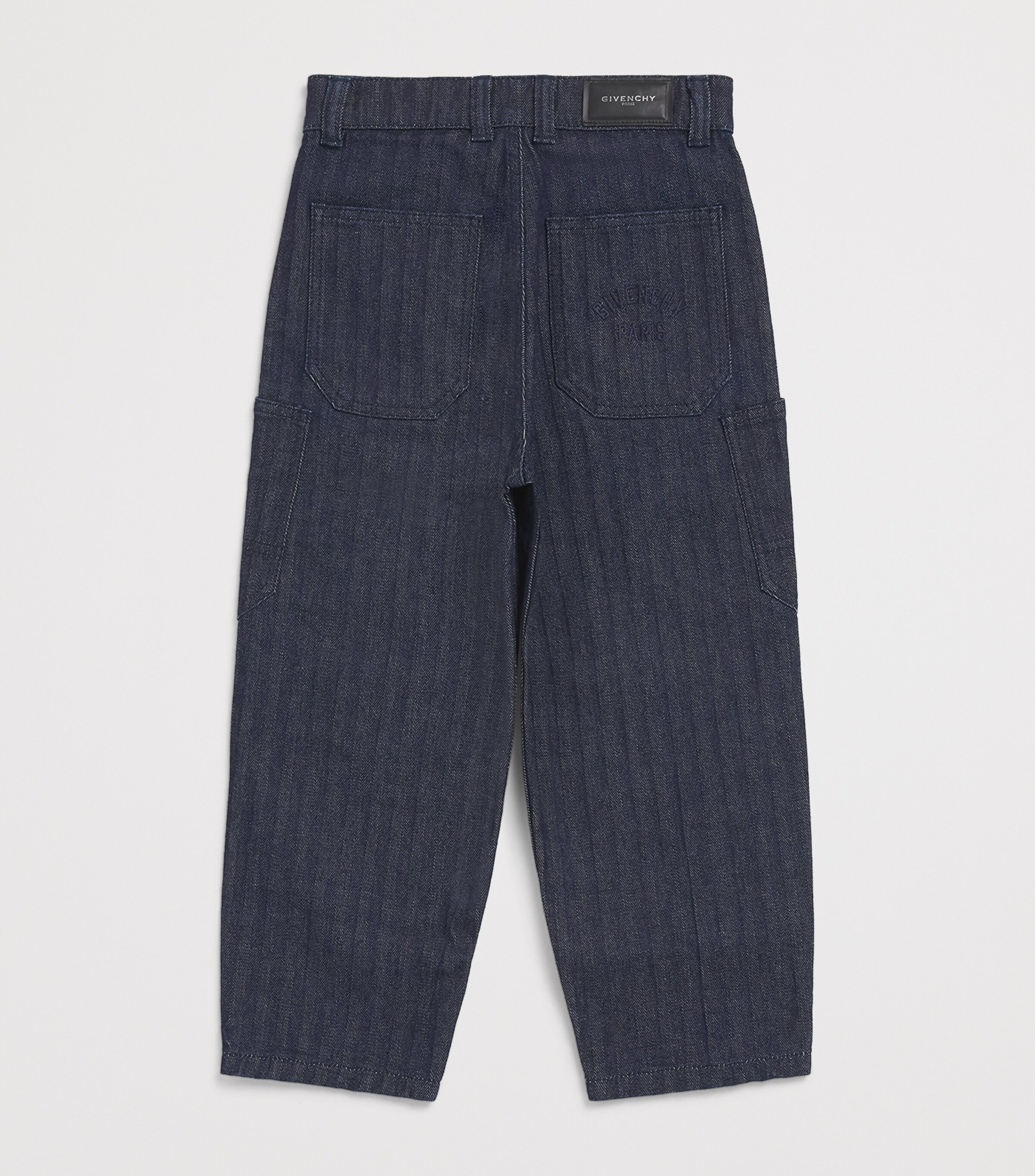 Givenchy Kids Stripe Cargo Jeans (4-12+ Years) Denim Image 2