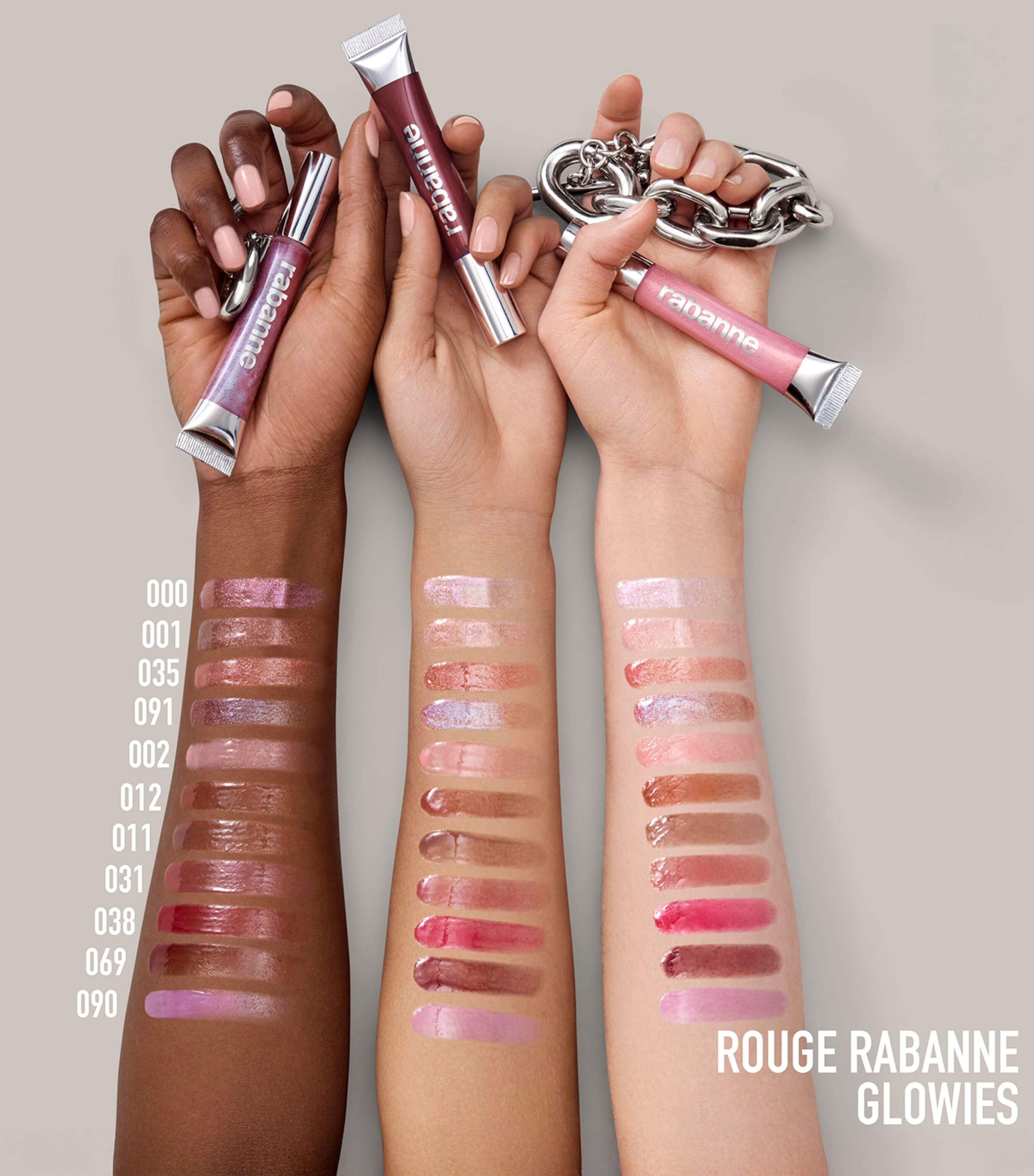 Rabanne Glowies Lip Gloss Pink Lolita Image 5