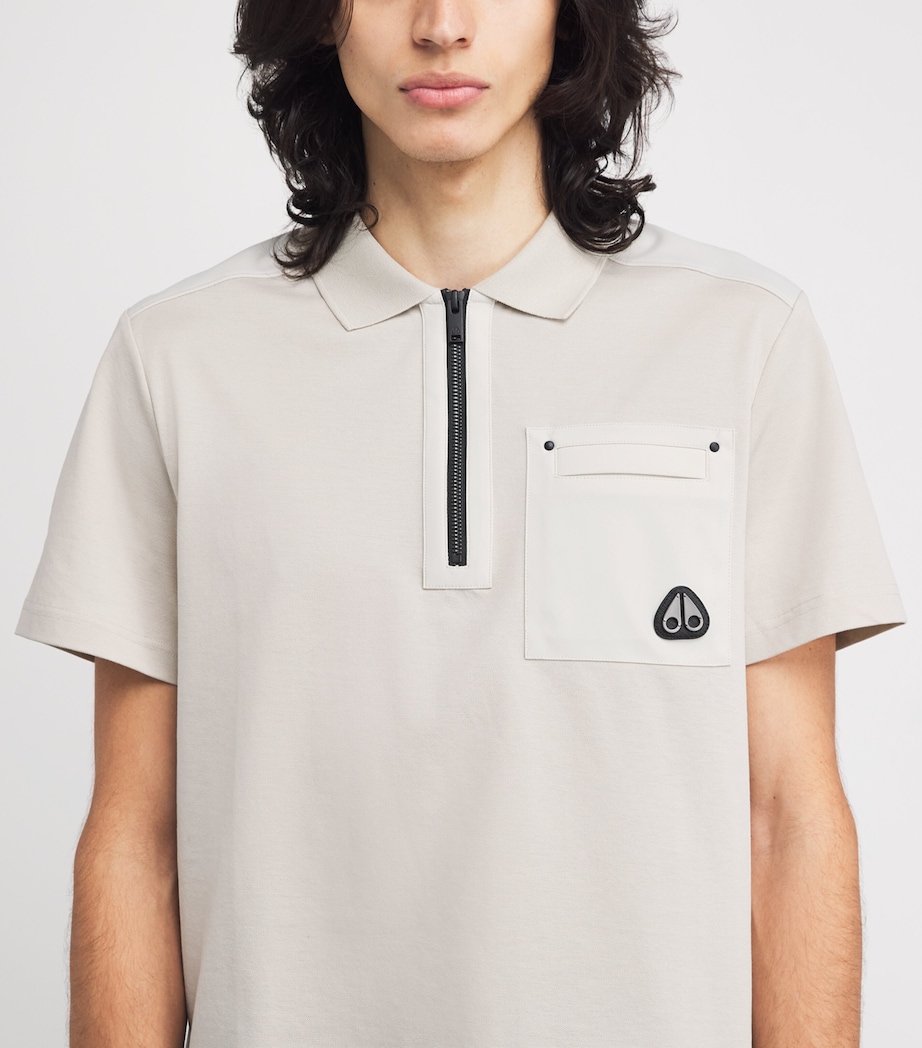 Cotton Dalon Polo Shirt 1705 ALABASTER Image 6