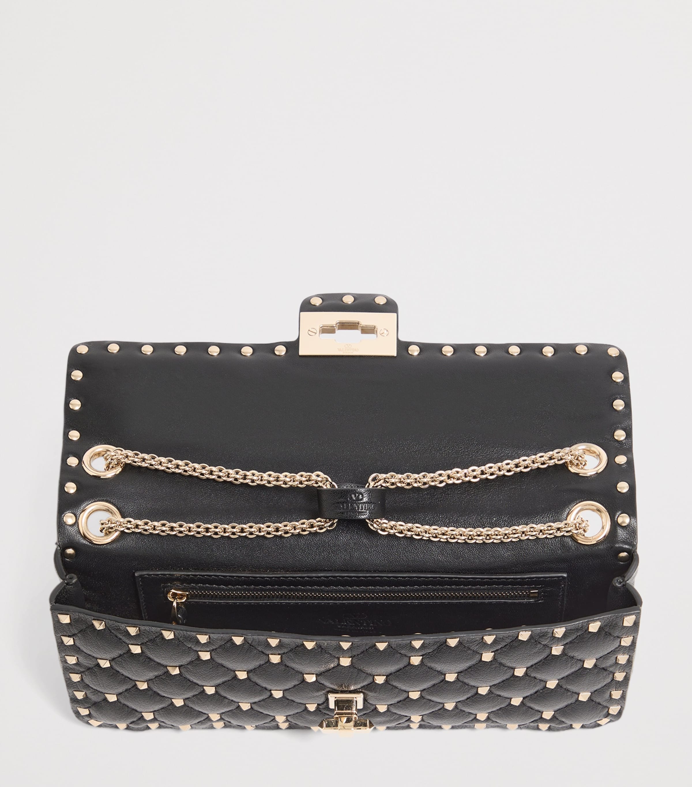 Valentino Garavani Medium Leather Rockstud Spike Shoulder Bag Image 5