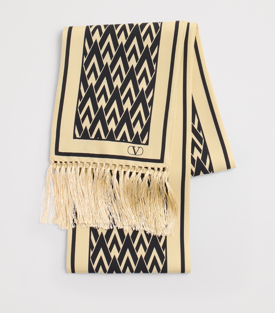 Silk Printed Scarf REX Image 2