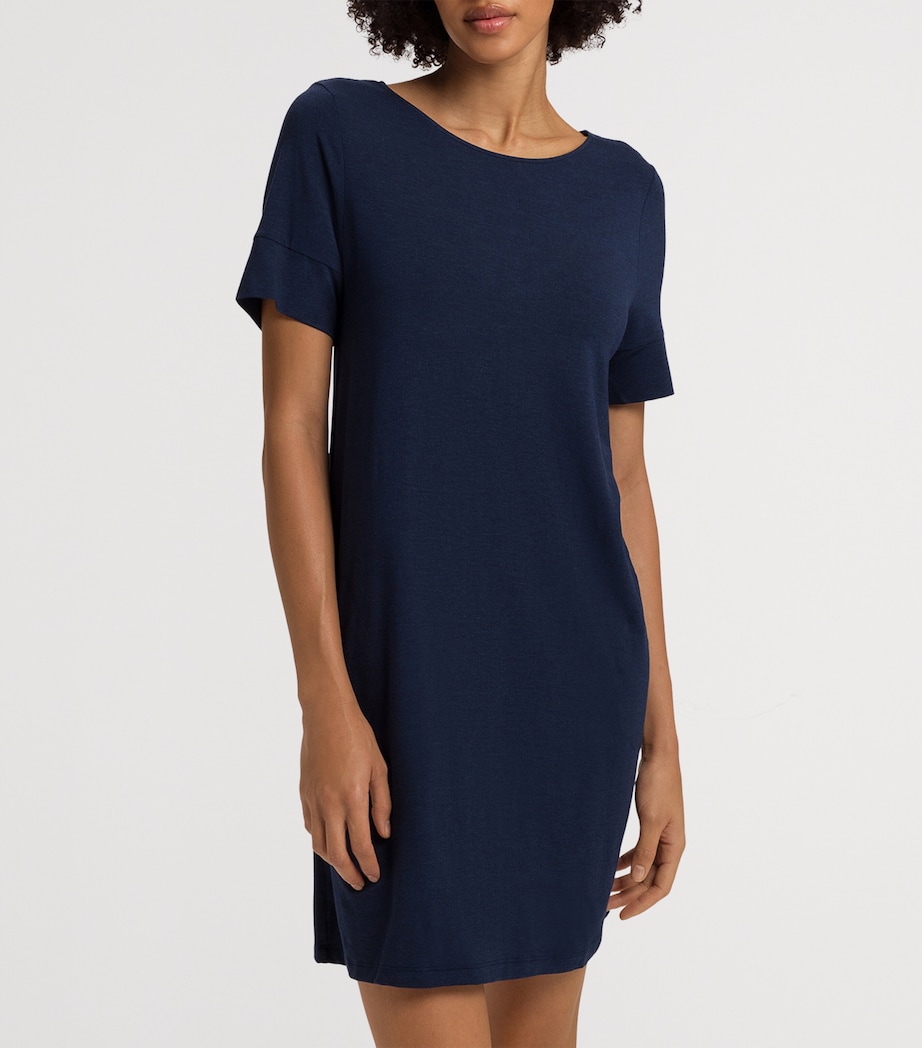 Short-Sleeve Nightdress DEEP NAVY Image 3