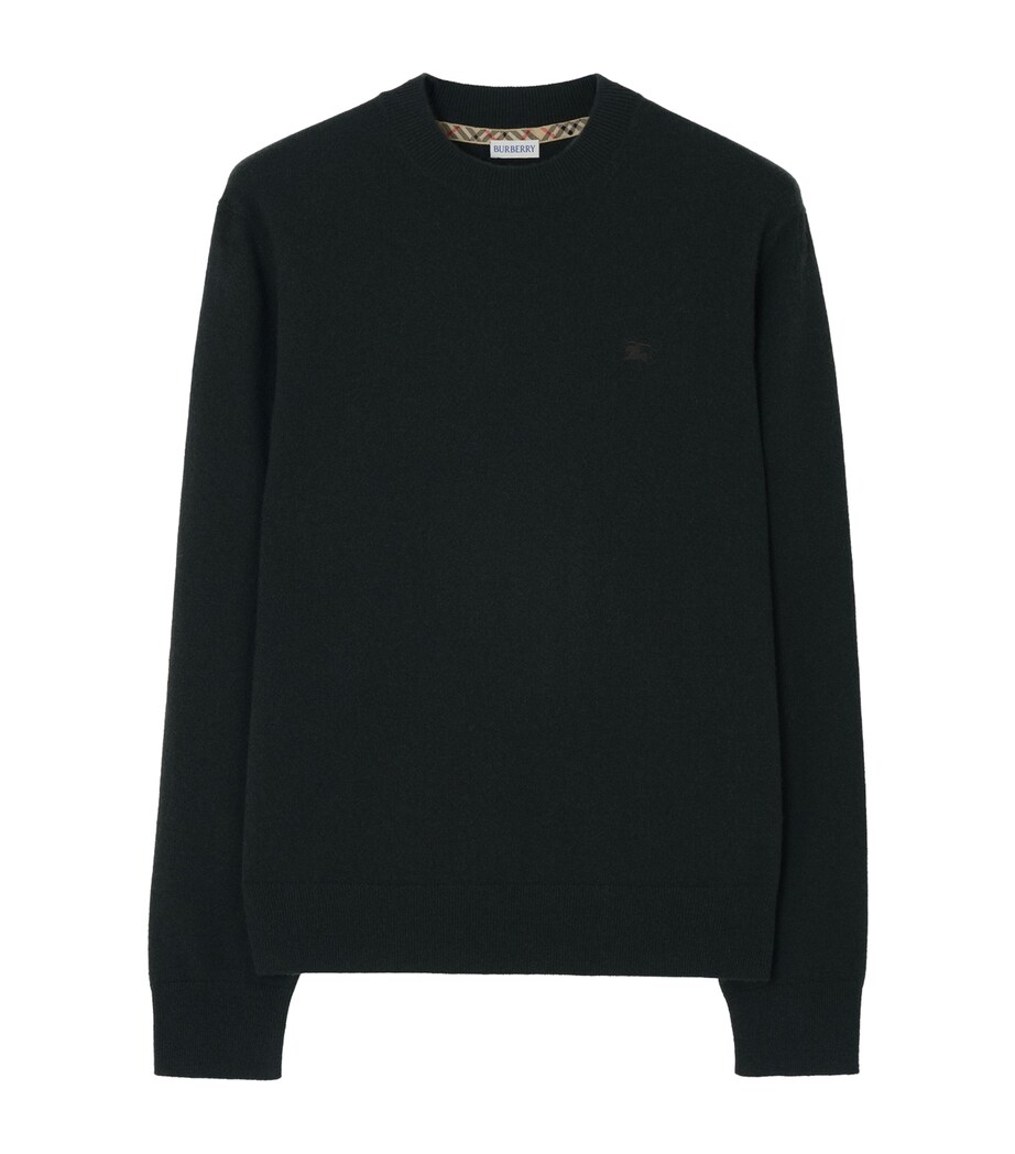 Burberry Mens Cashmere-Blend EKD Slim Sweater Anchor Image 1