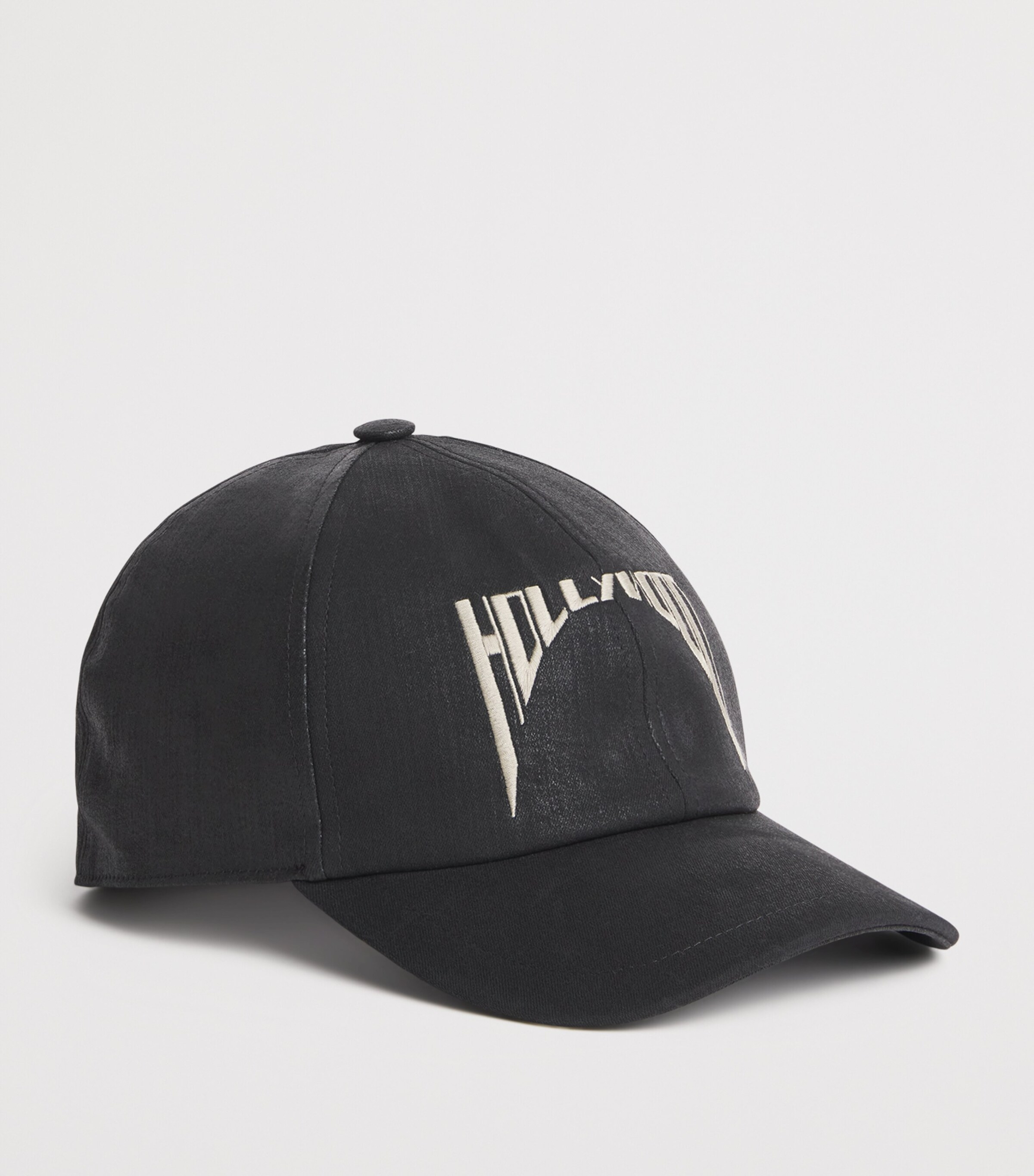 Rick Owens Denim Embroidered Baseball Cap Image 2