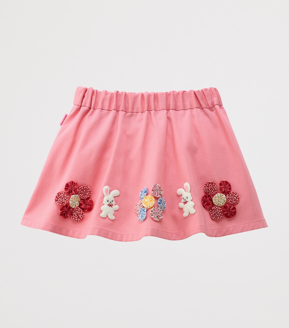 Miki House Cotton Chieco Ruffled Skirt (1-5 Years) Image 3