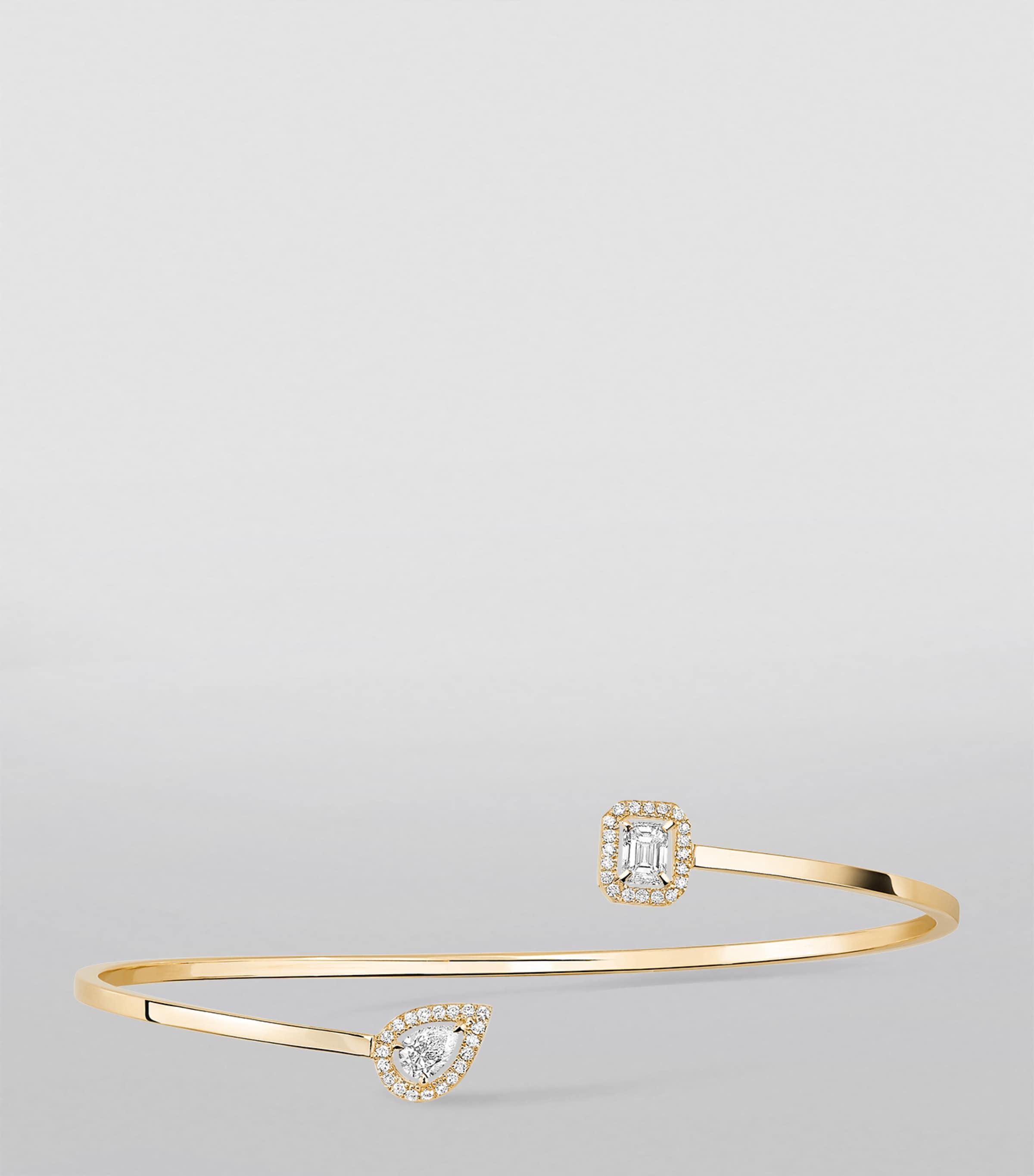 Yellow Gold and Diamond My Twin Bangle YELLOW GOLD Image 3