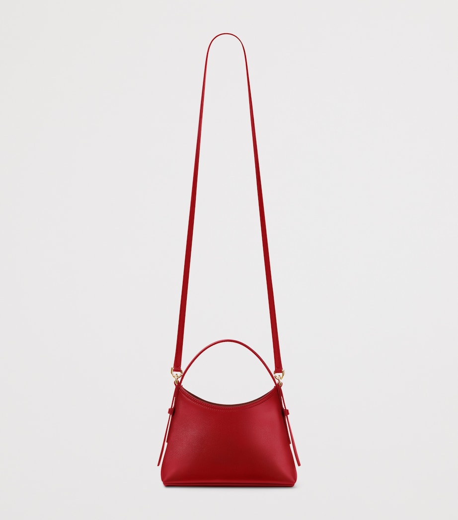 Nano Leather Voyou Shoulder Bag DARK RED Image 4